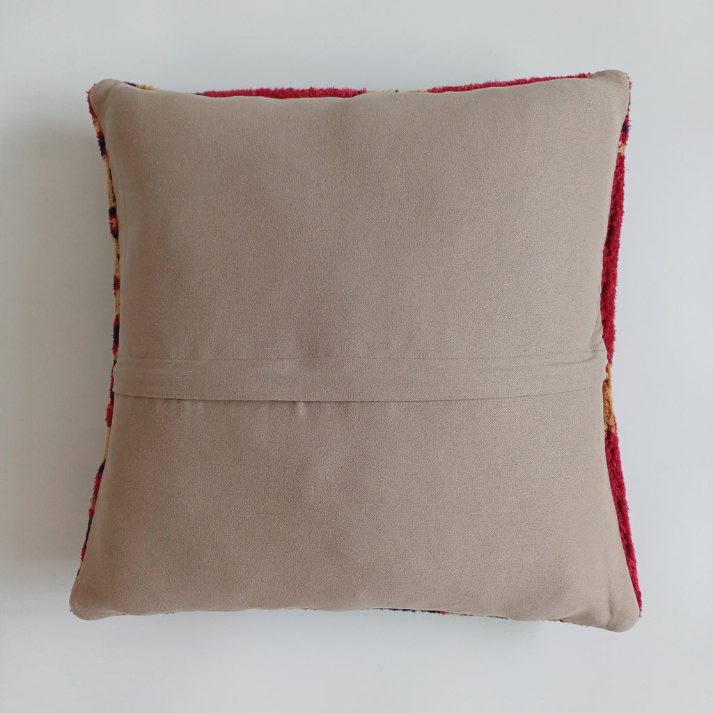 Red Vintage Cushion Cover 16''x16'' / 40x40 CM