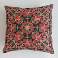 Hand Embroidered Multicolour Kashmiri Cushion Cushion Cover 16''x16'' / 40x40 CM