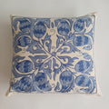 Hand Embroidered Uzbek Suzani Cushion Cover 18''x17'' / 46x42 CM