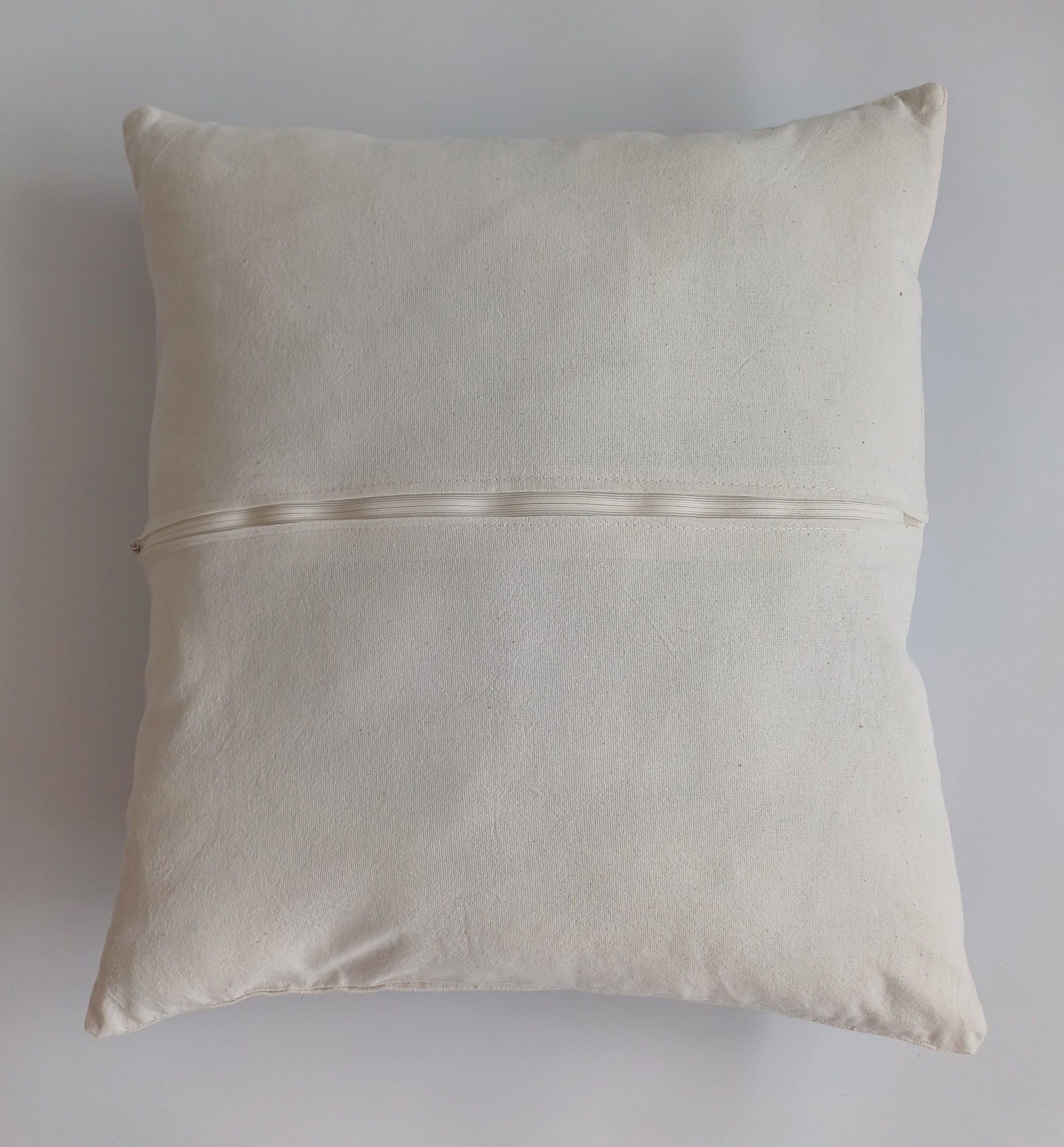 Hand Embroidered Multicolour Uzbek Suzani Cushion Cover 18''x16'' / 45x42 CM