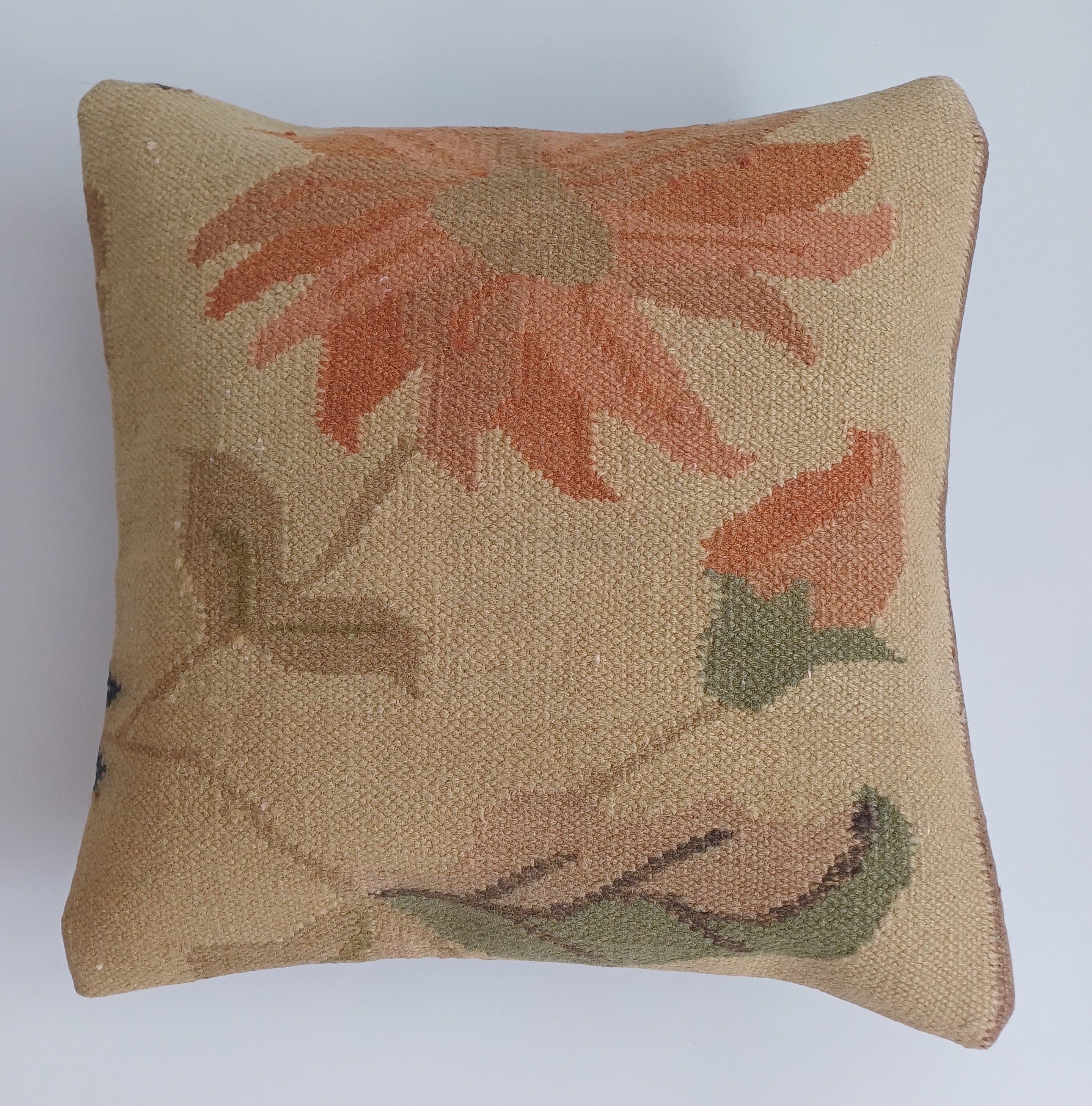 Floral Vintage Cushion Cover 16''x16'' / 40x40 CM