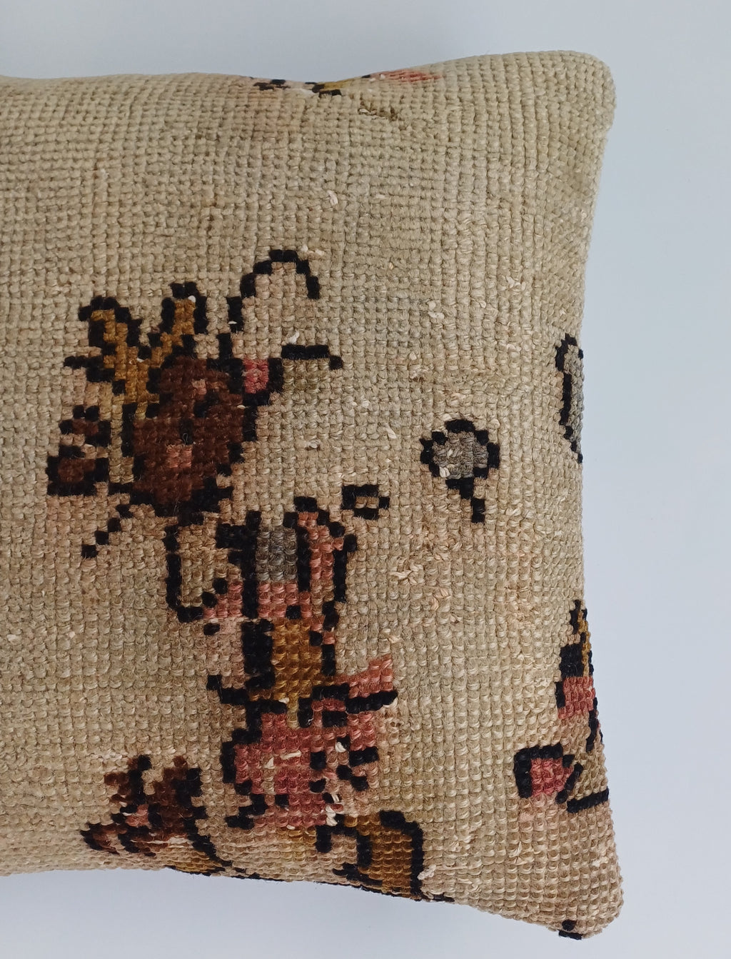 Floral Vintage Cushion Cover 16''x16'' / 40x40 CM