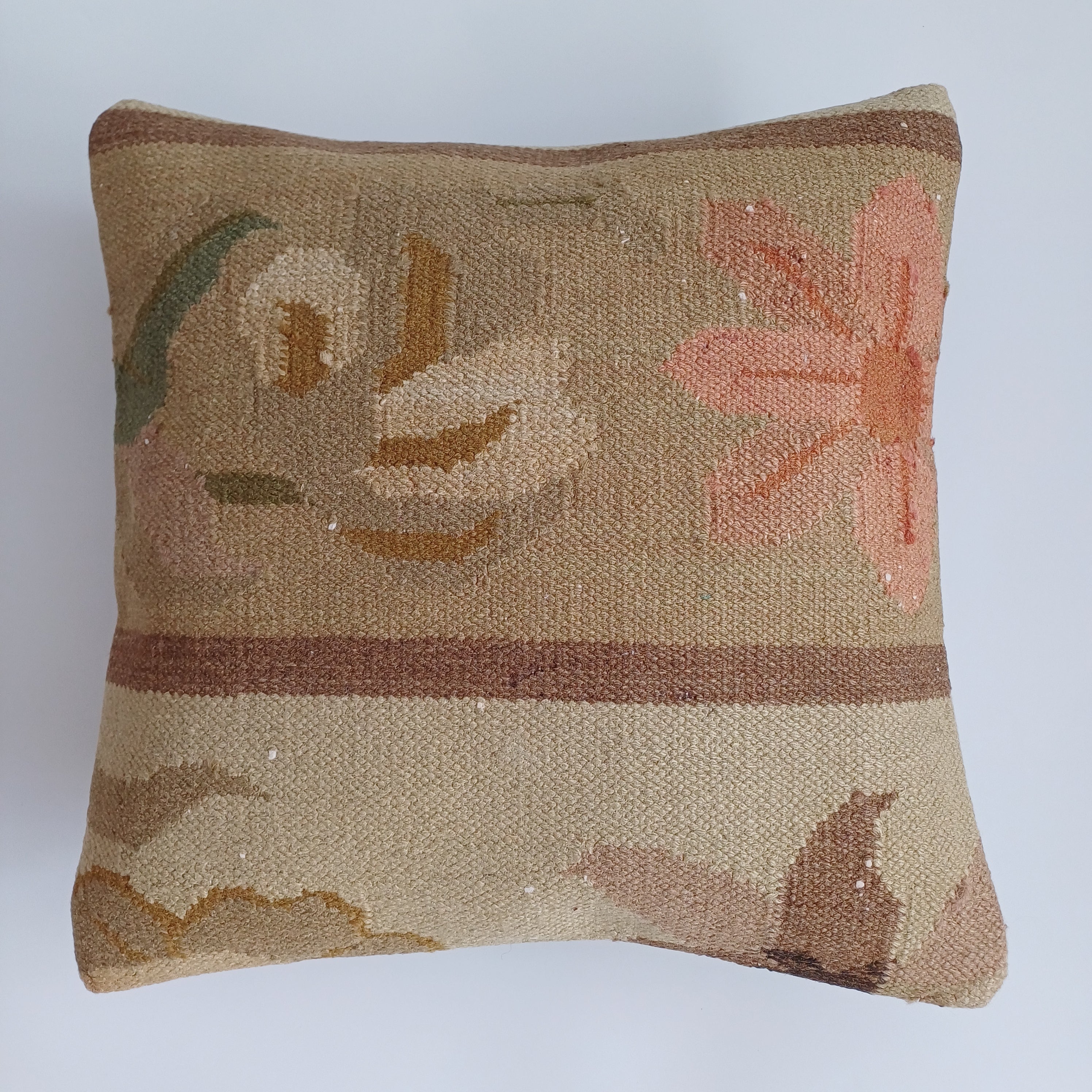 Floral Vintage Cushion Cover 16''x16'' / 40x40 CM