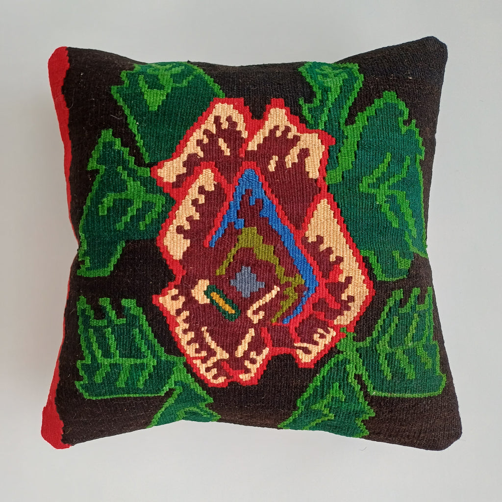 Vintage Floral Cushion Cover 16''x16'' / 40x40 CM