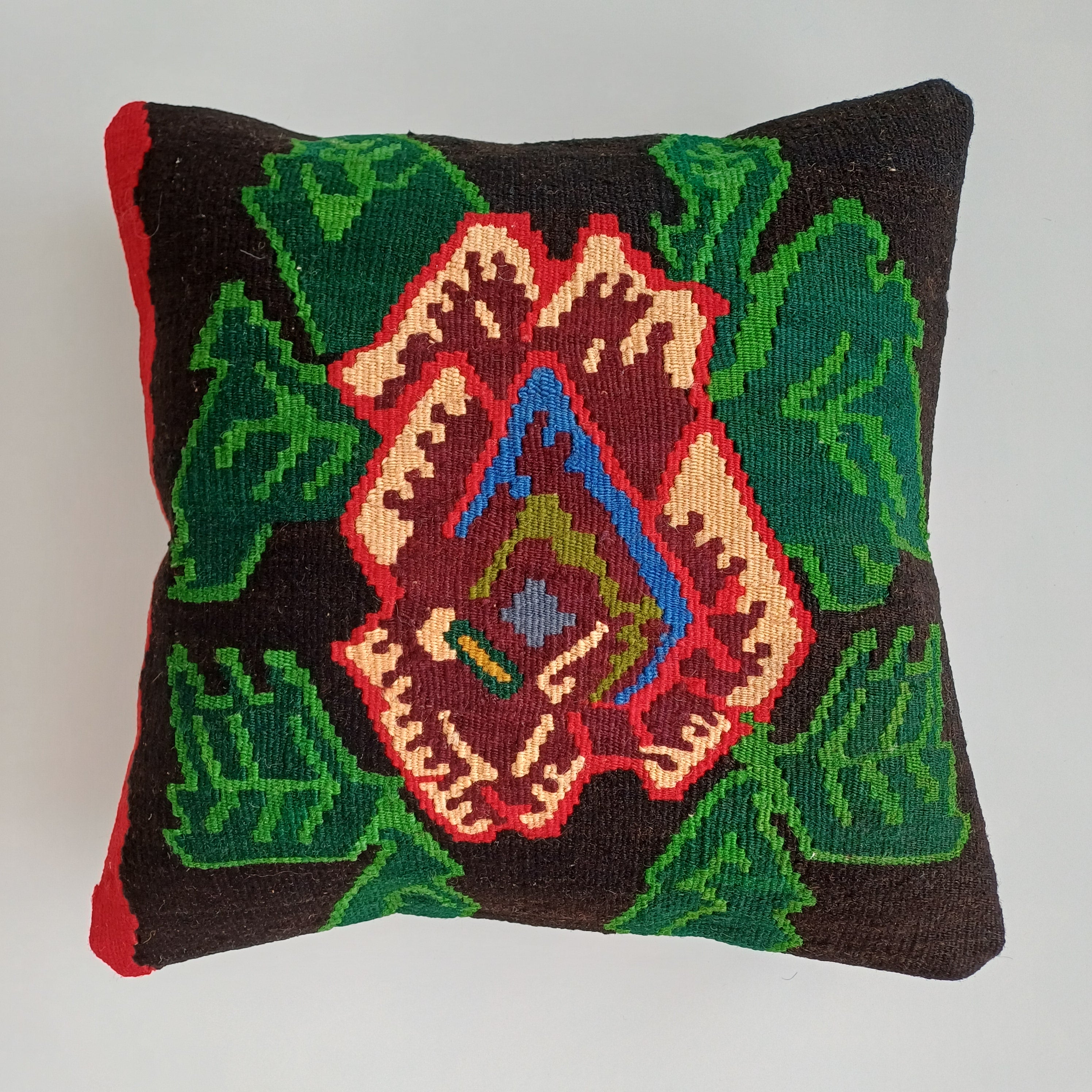 Vintage Floral Cushion Cover 16''x16'' / 40x40 CM