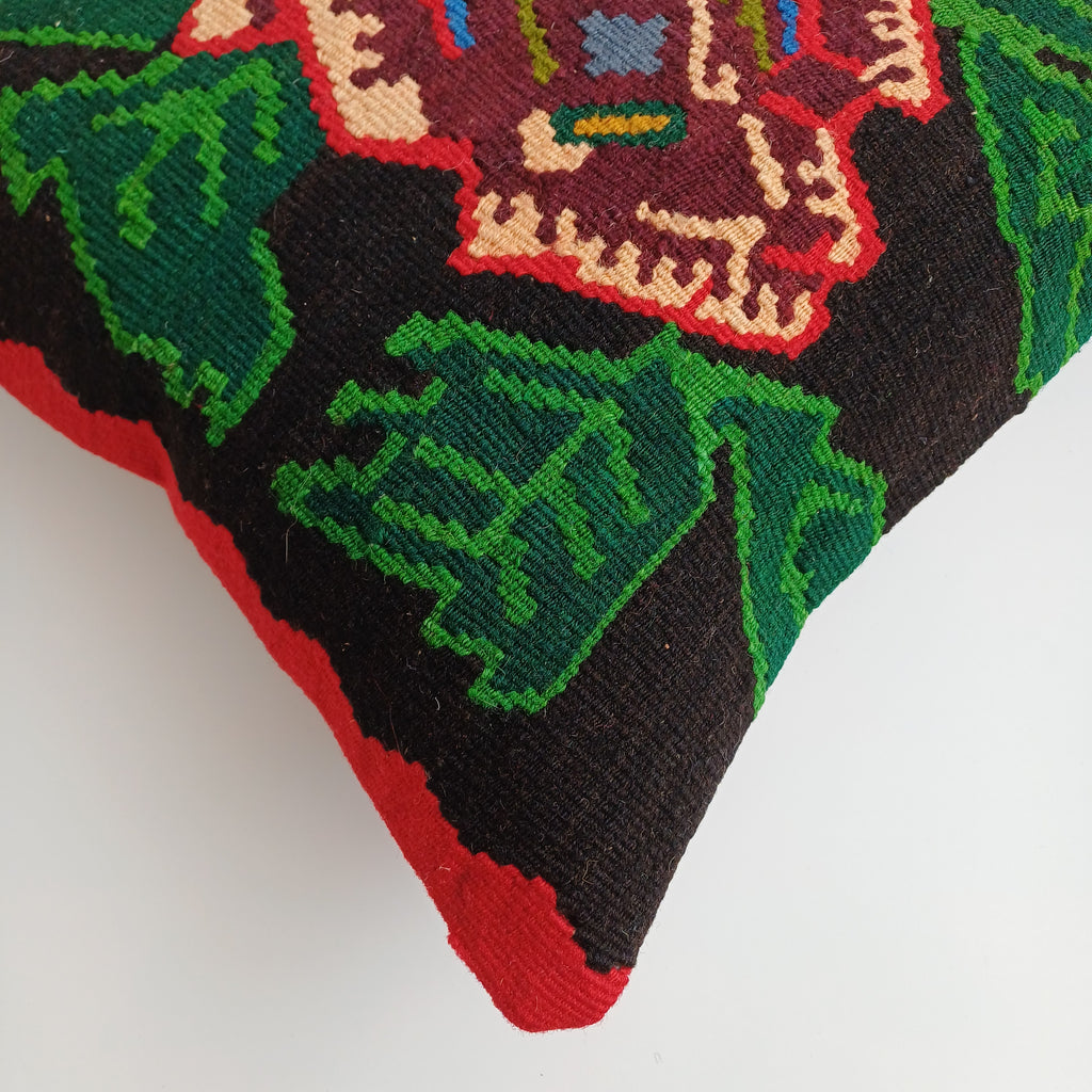 Vintage Floral Cushion Cover 16''x16'' / 40x40 CM