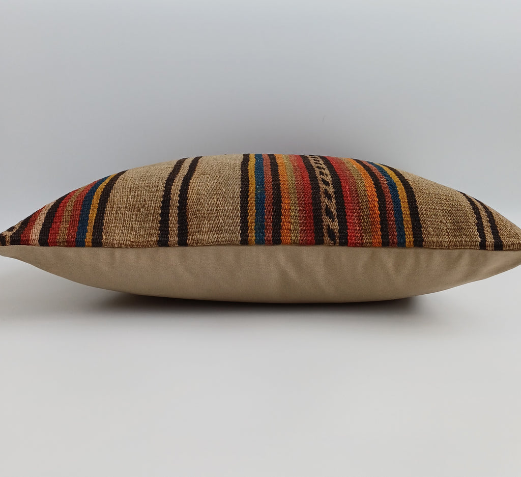 Vintage Turkish Rug Cushion Cover 18''x18'' / 45x45 CM