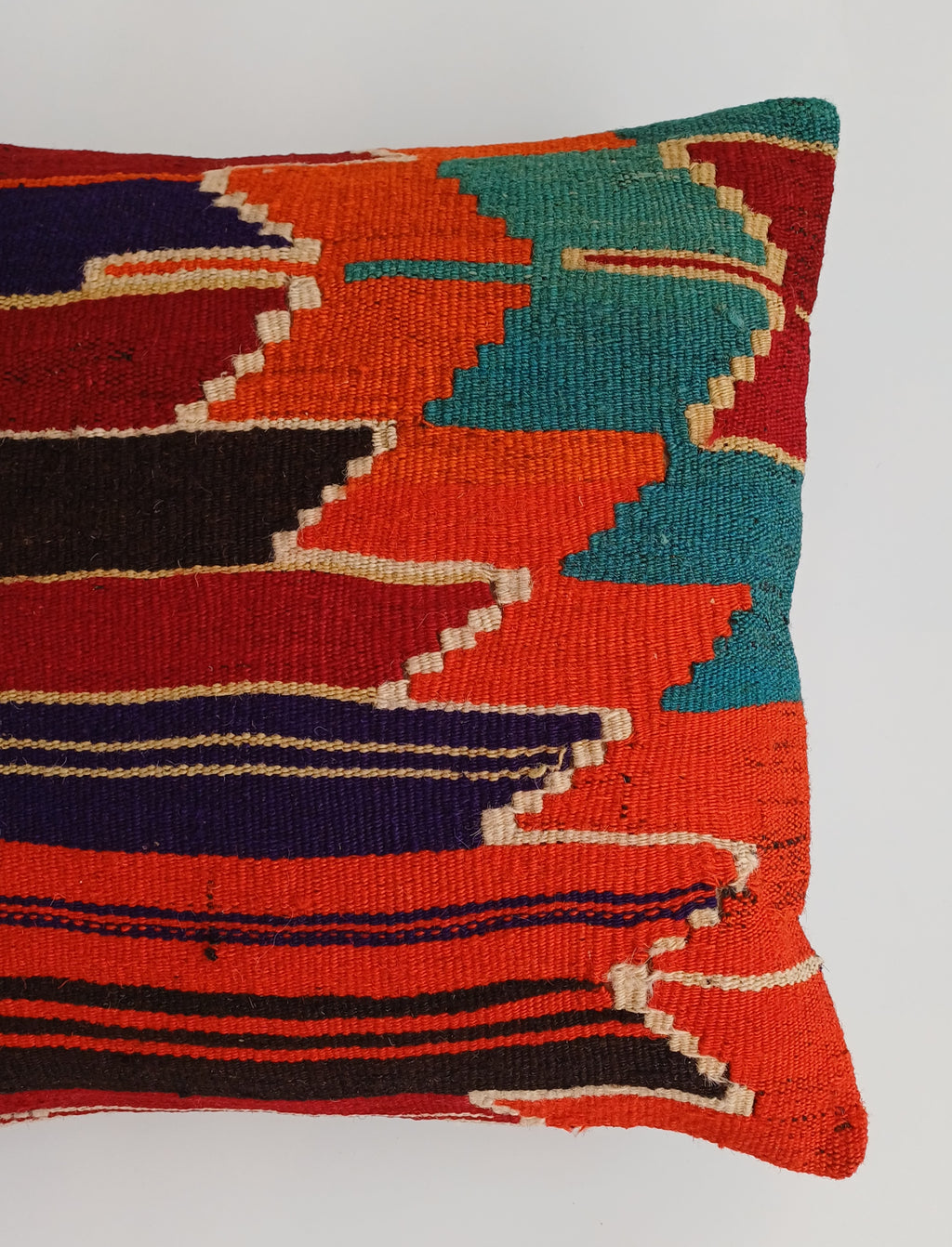 Vintage Turkish Rug Cushion Cover 18''x18'' / 45x45 CM