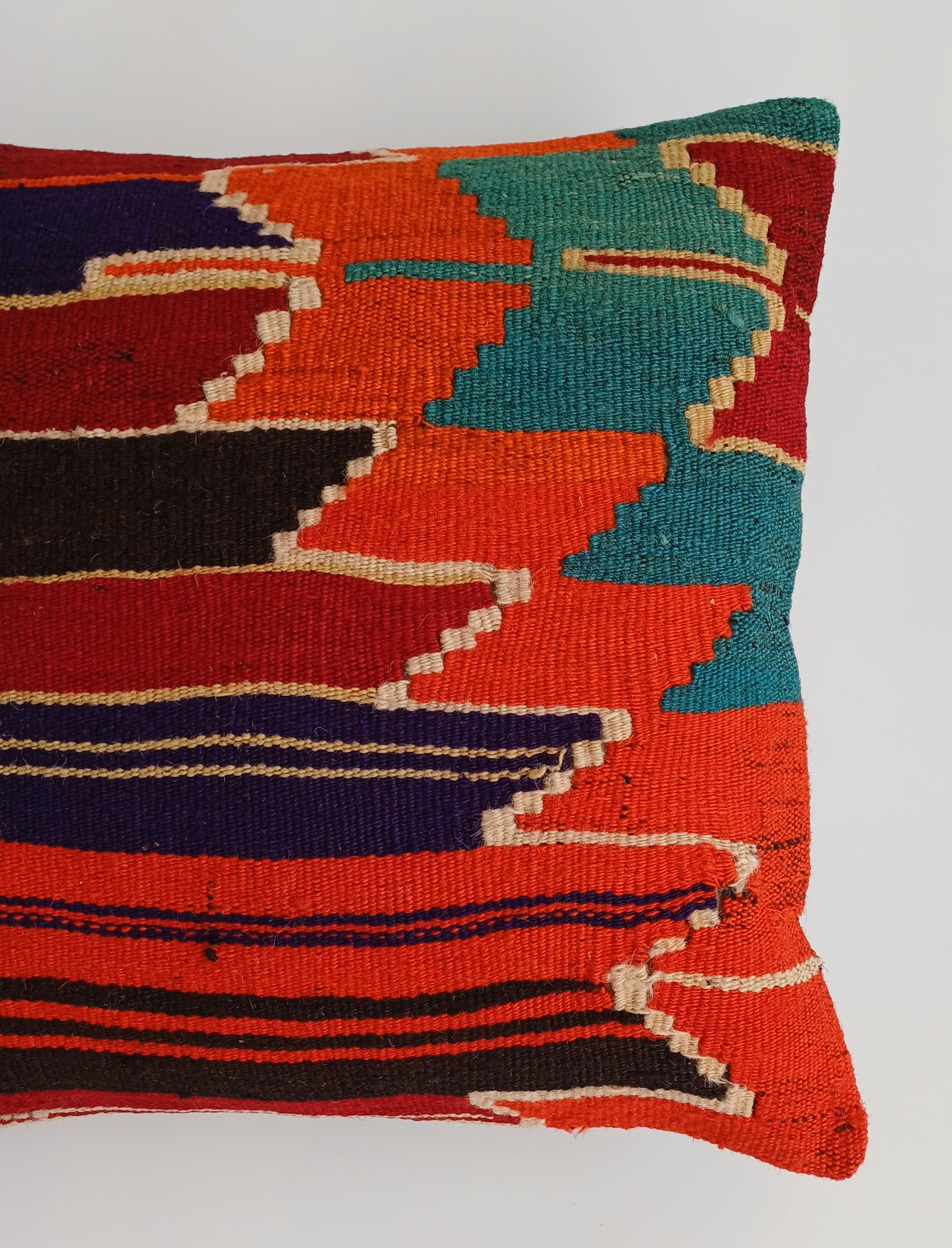 Vintage Turkish Rug Cushion Cover 18''x18'' / 45x45 CM