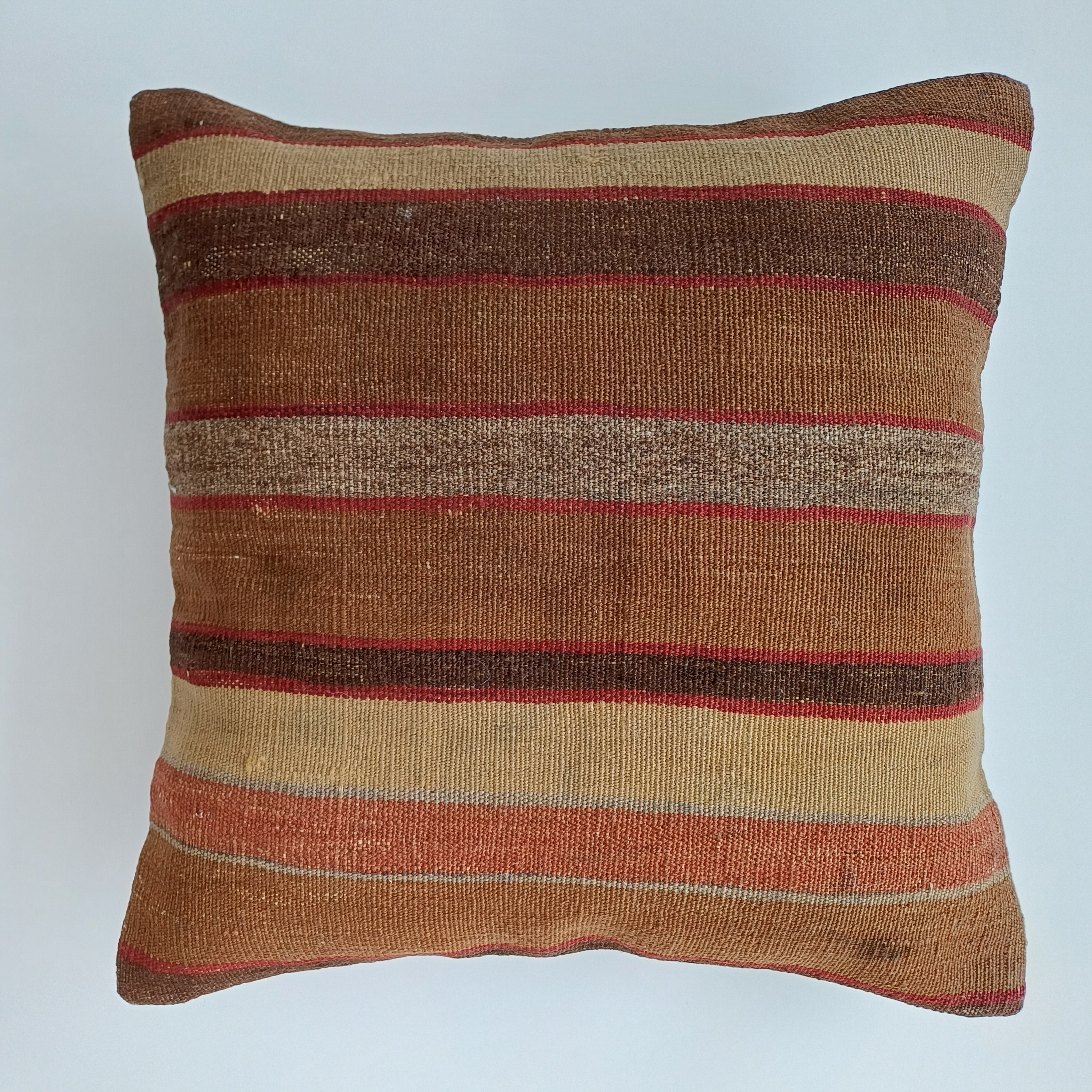 Vintage Turkish Rug Cushion Cover 18''x18'' / 45x45 CM