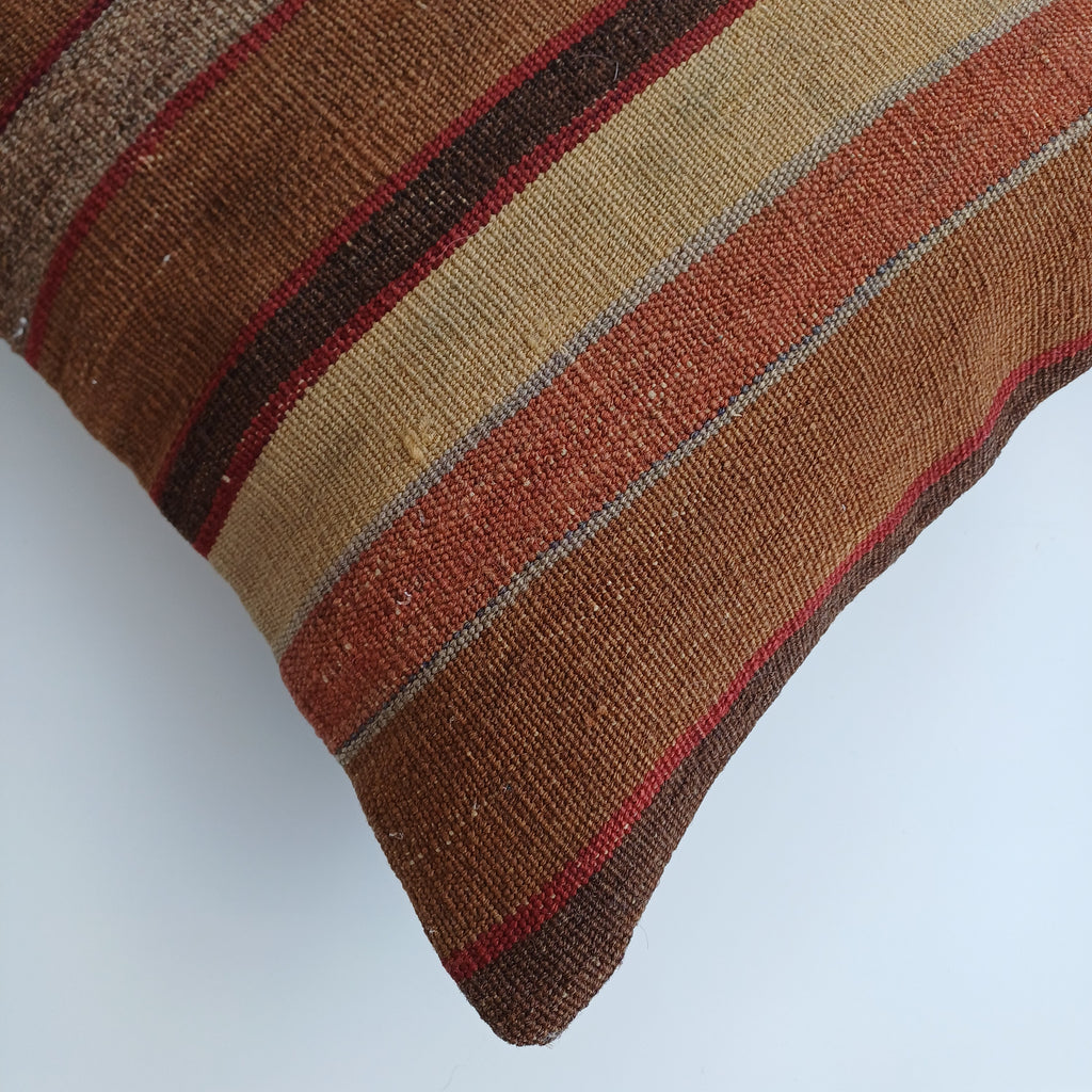 Vintage Turkish Rug Cushion Cover 18''x18'' / 45x45 CM