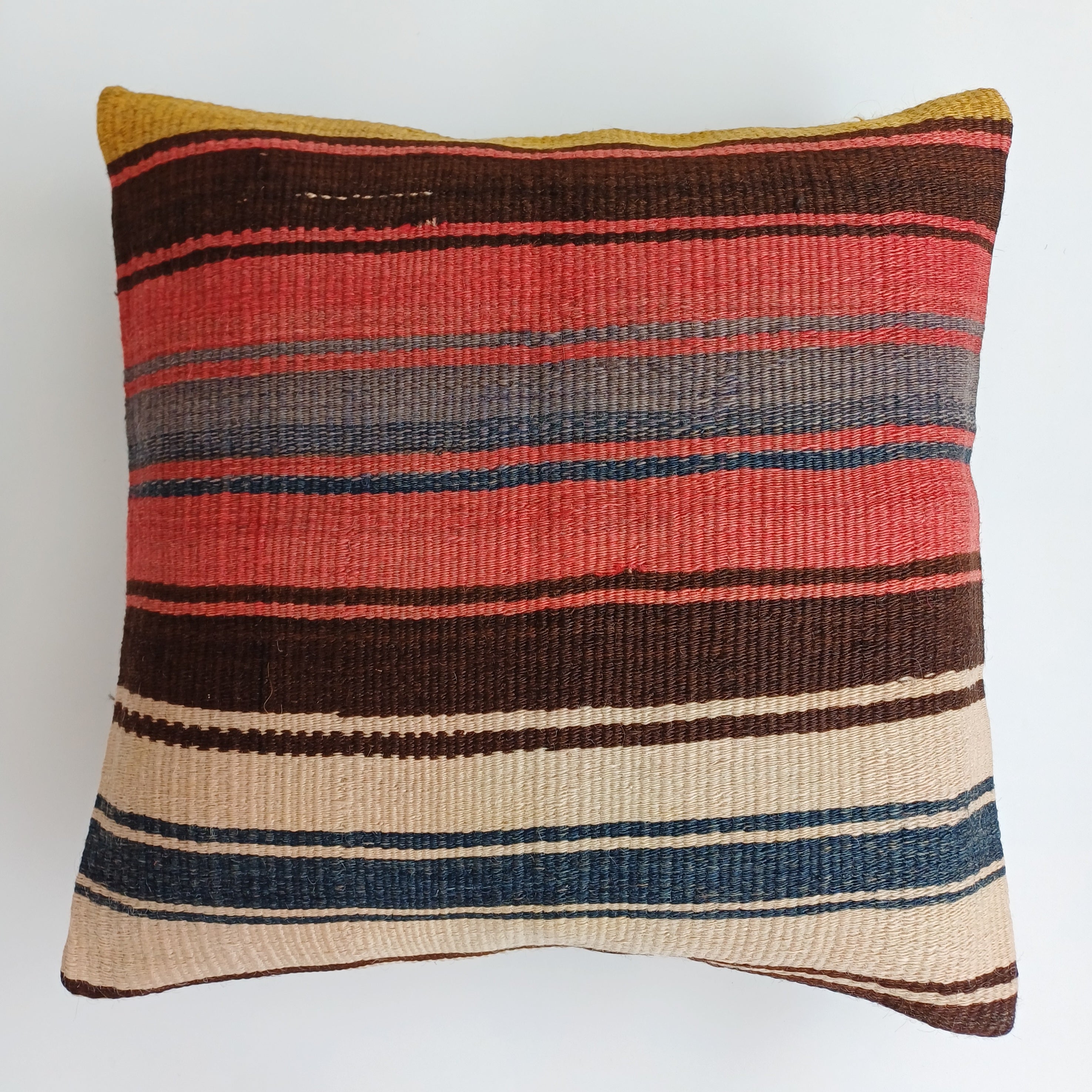 Vintage Turkish Rug Cushion Cover 18''x18'' / 45x45 CM