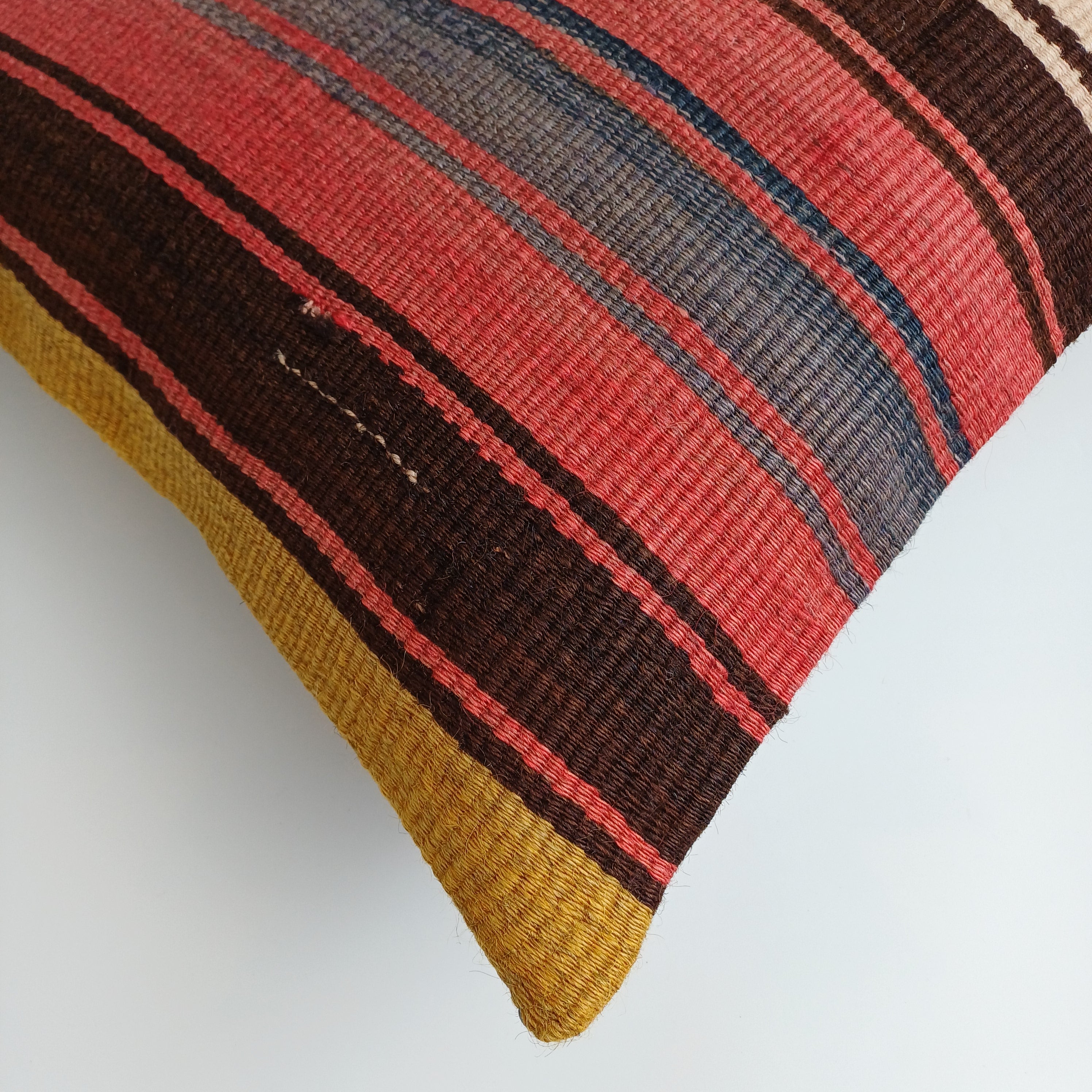 Vintage Turkish Rug Cushion Cover 18''x18'' / 45x45 CM