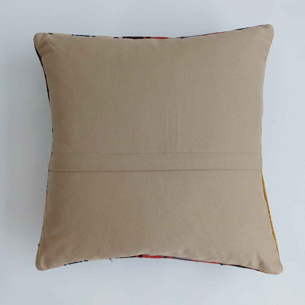 Vintage Turkish Rug Cushion Cover 18''x18'' / 45x45 CM