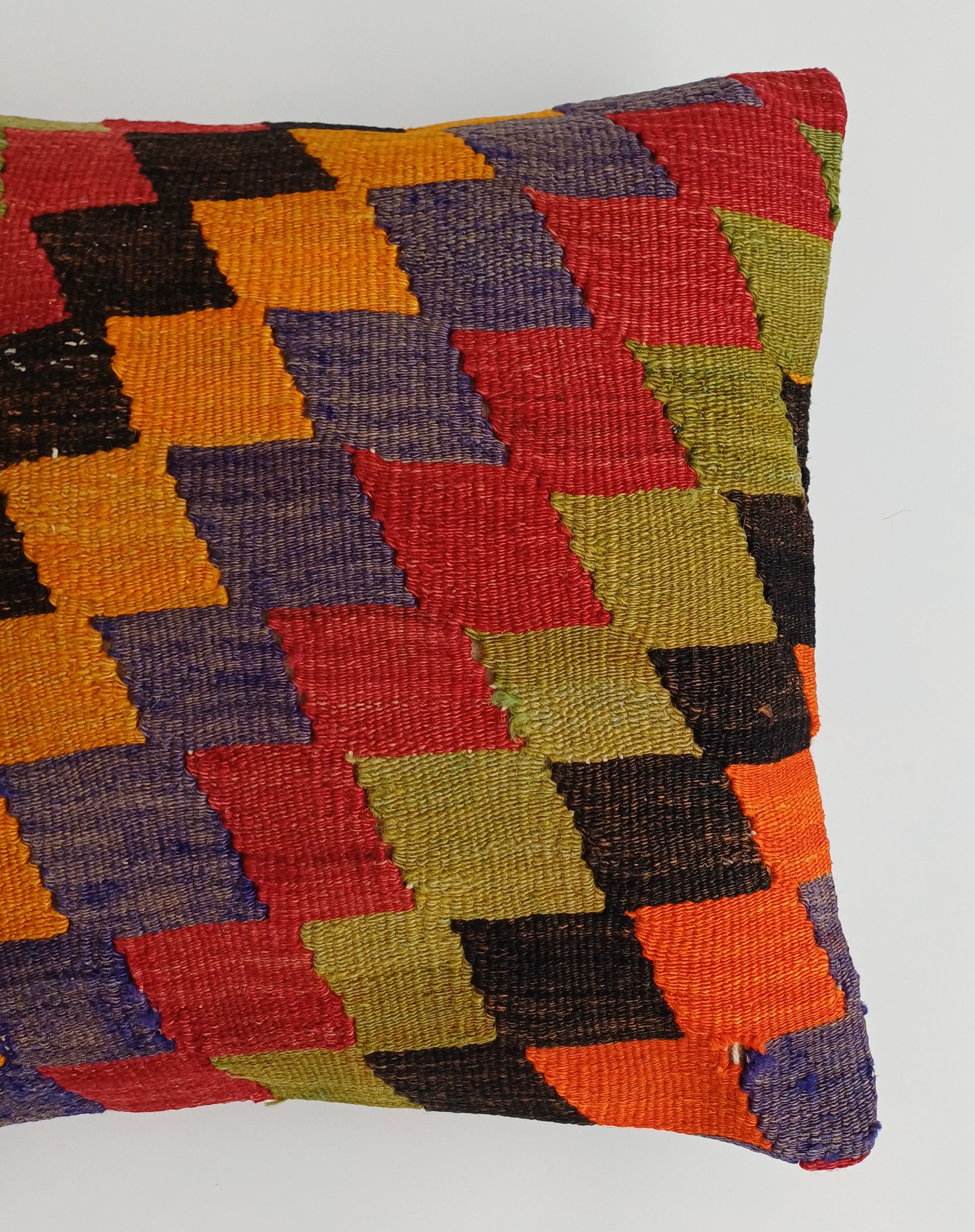 Vintage Turkish Rug Cushion Cover 18''x18'' / 45x45 CM