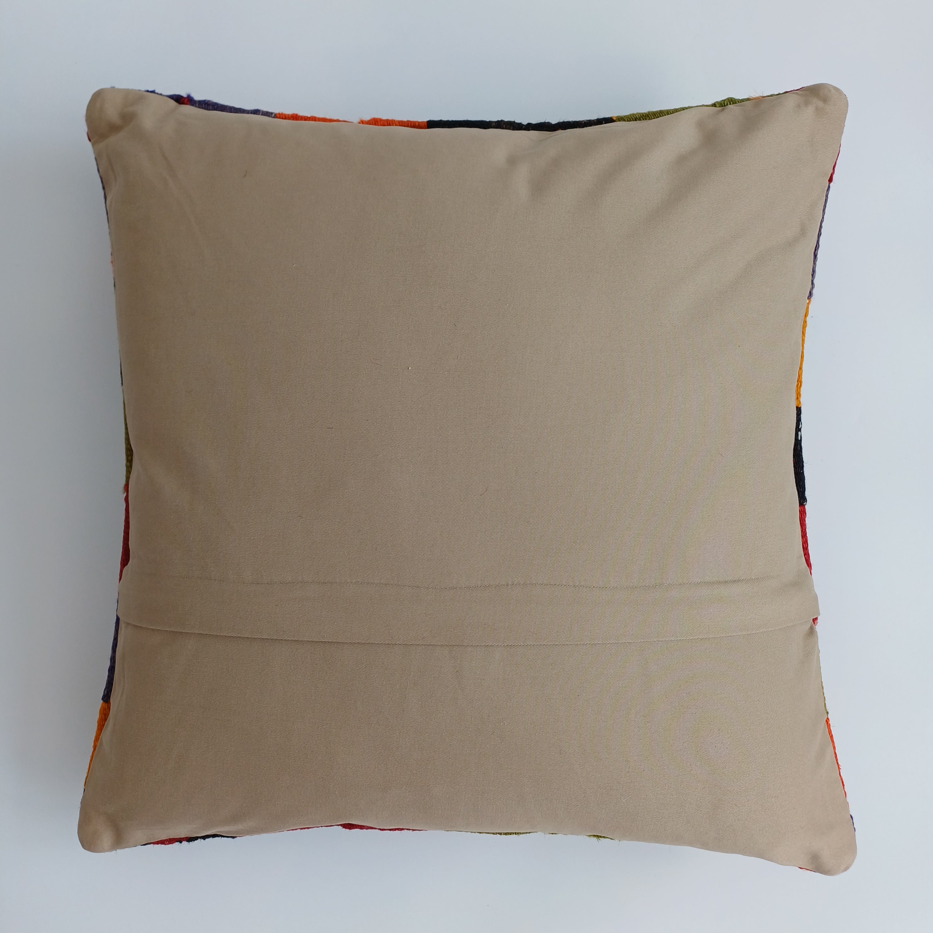 Vintage Turkish Rug Cushion Cover 18''x18'' / 45x45 CM