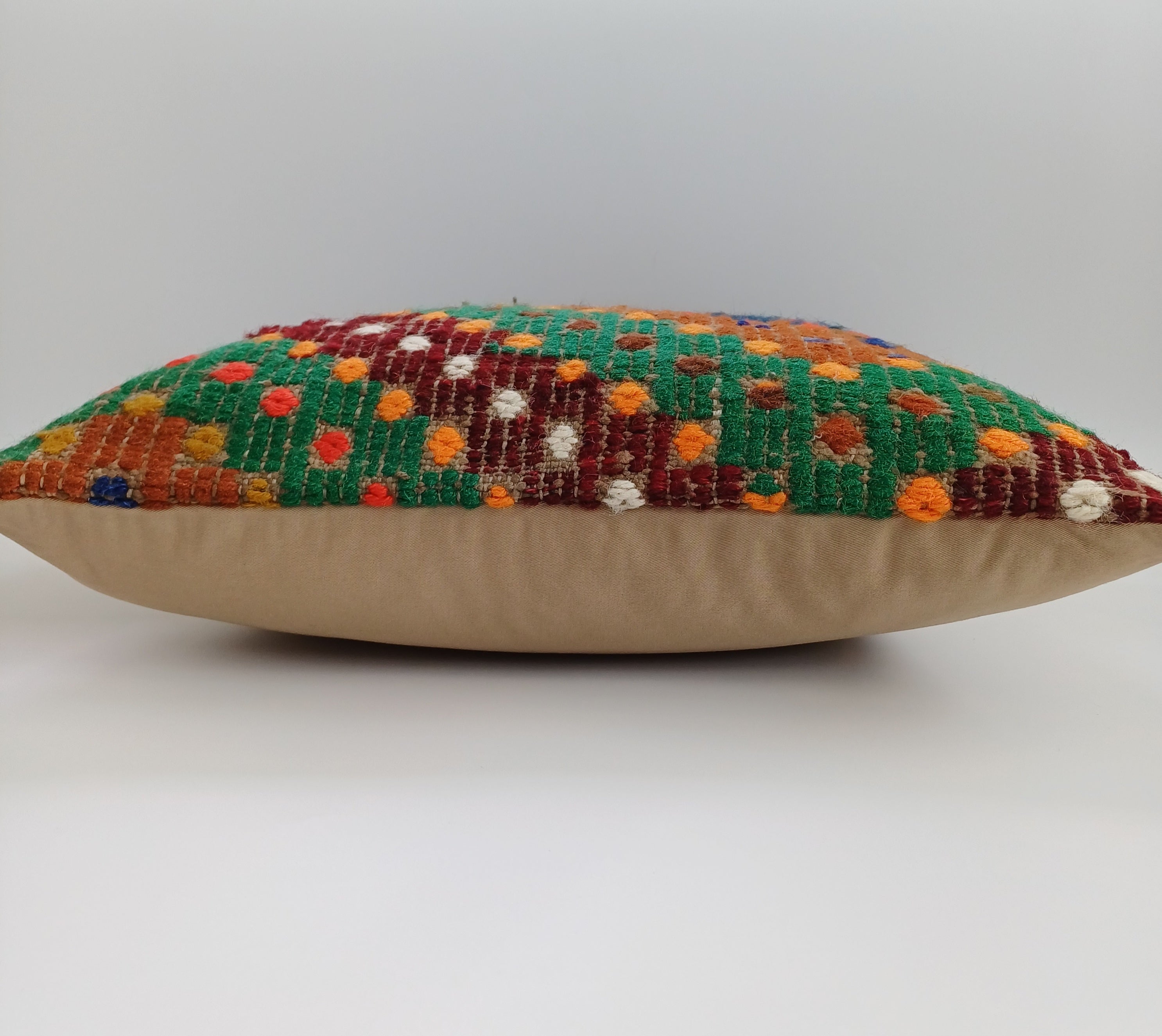 Vintage Turkish Rug Cushion Cover 18''x18'' / 45x45 CM