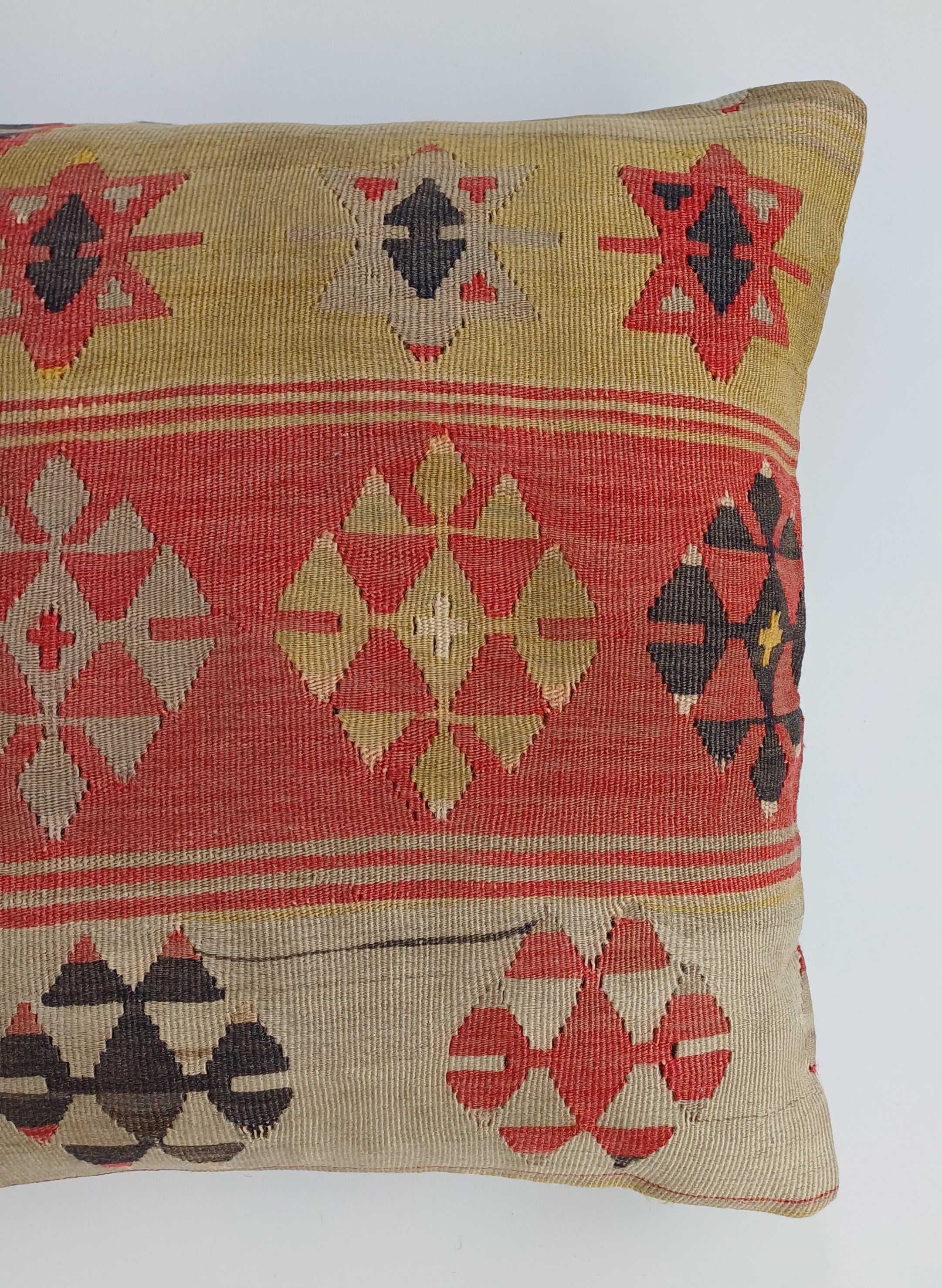 Vintage Turkish Rug Cushion Cover 18''x18'' / 45x45 CM