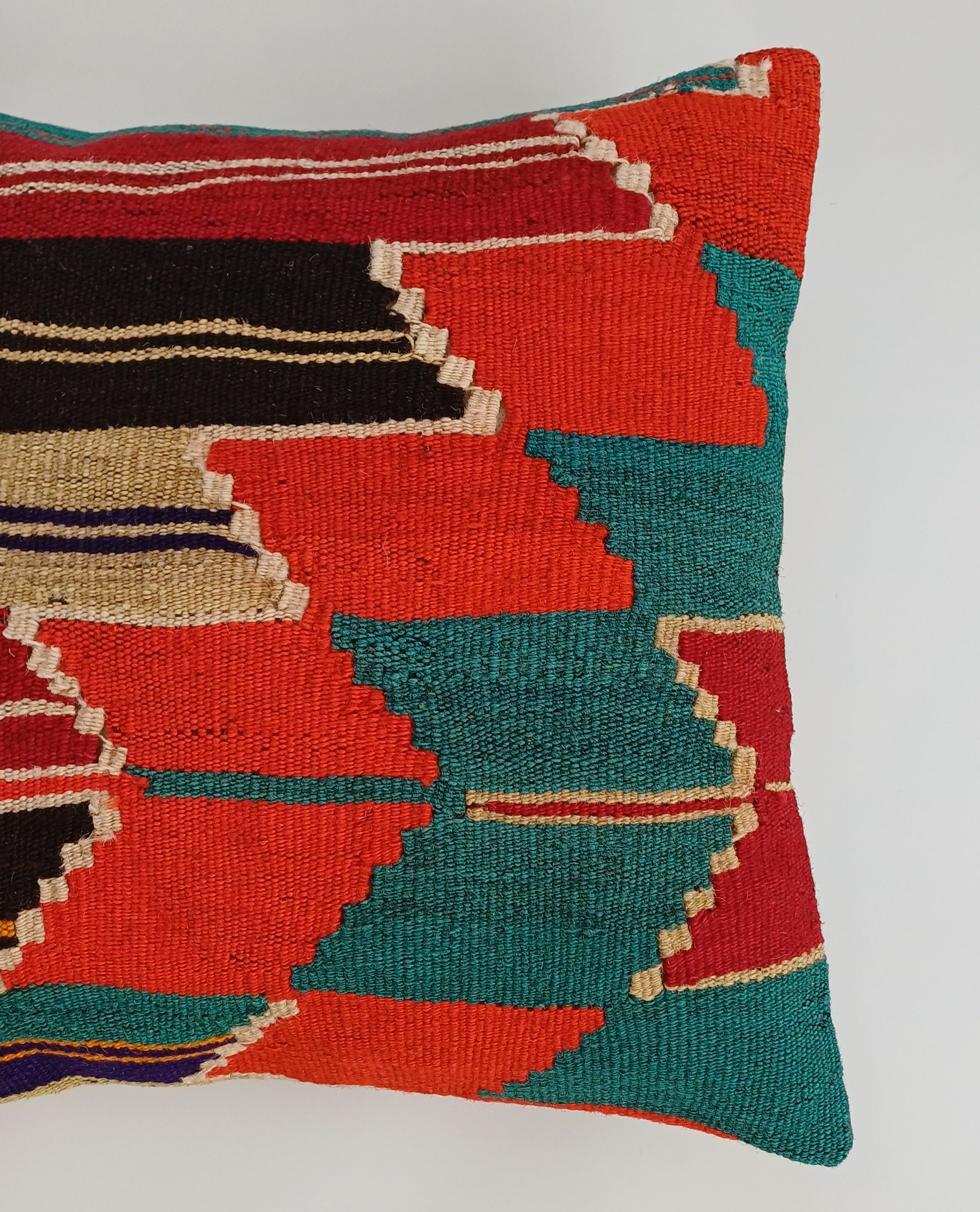 Vintage Turkish Rug Cushion Cover 18''x18'' / 45x45 CM