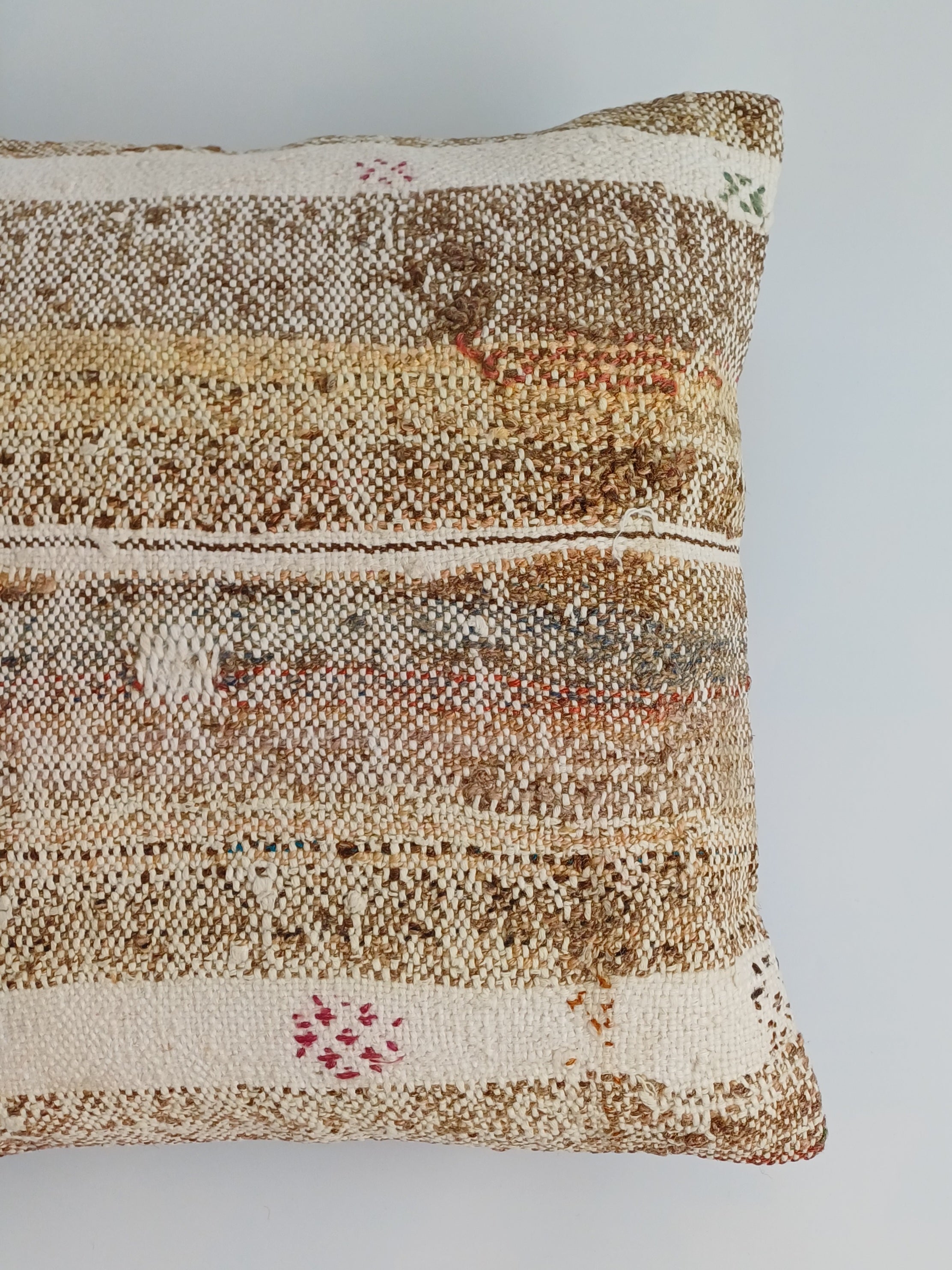 Vintage Turkish Rug Cushion Cover 18''x18'' / 45x45 CM