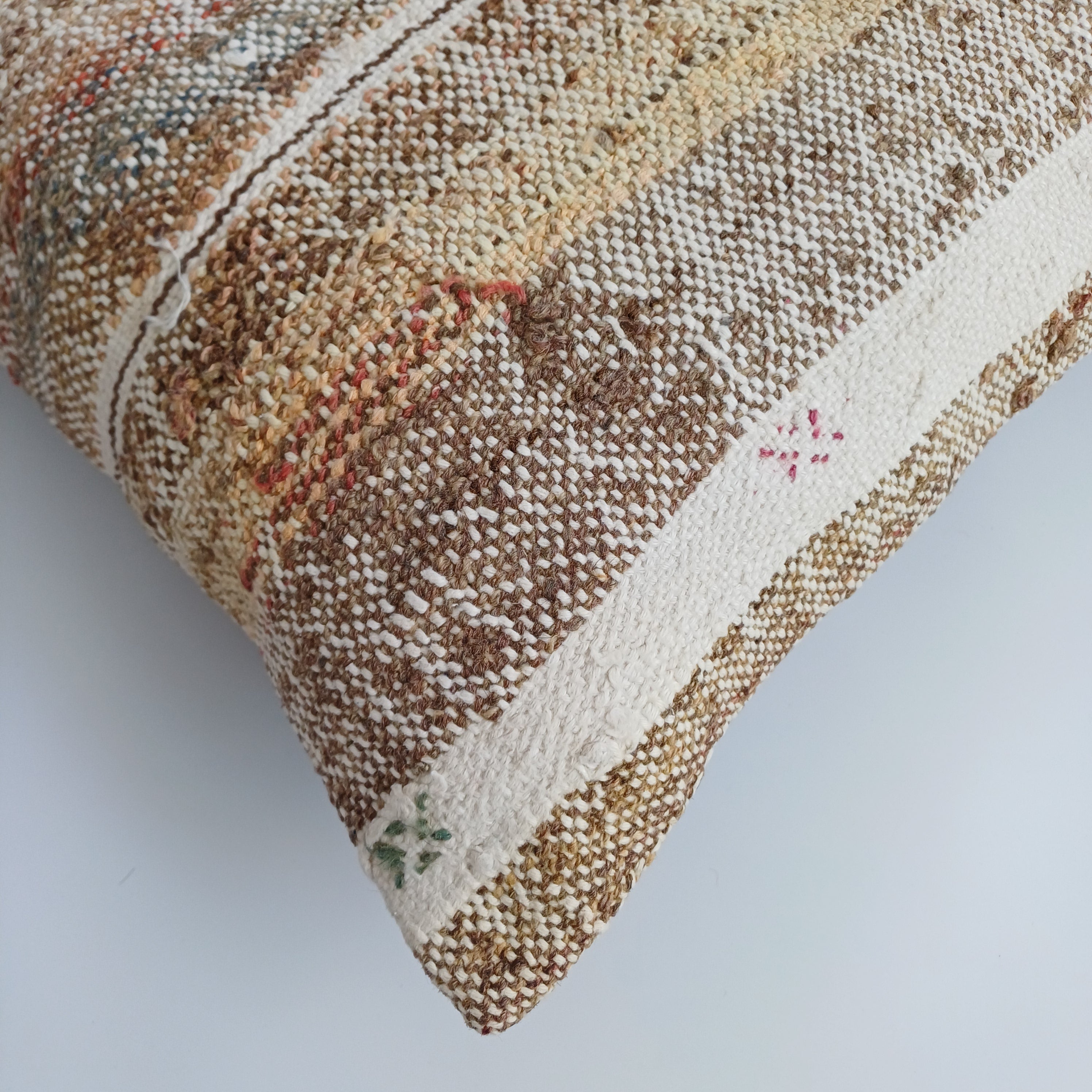 Vintage Turkish Rug Cushion Cover 18''x18'' / 45x45 CM