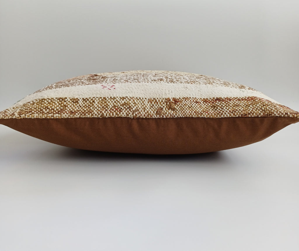 Vintage Turkish Rug Cushion Cover 18''x18'' / 45x45 CM
