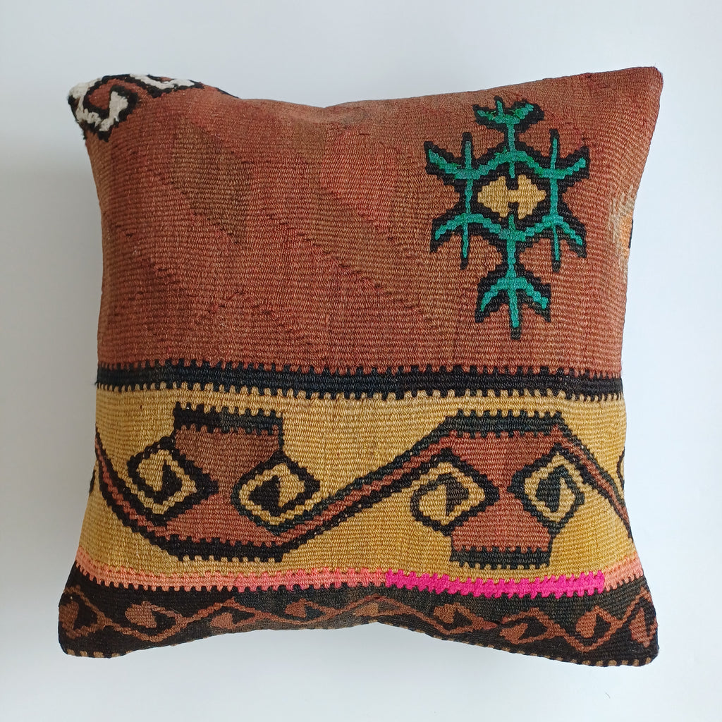 Vintage Cushion Cover 16''x16'' / 40x40 CM