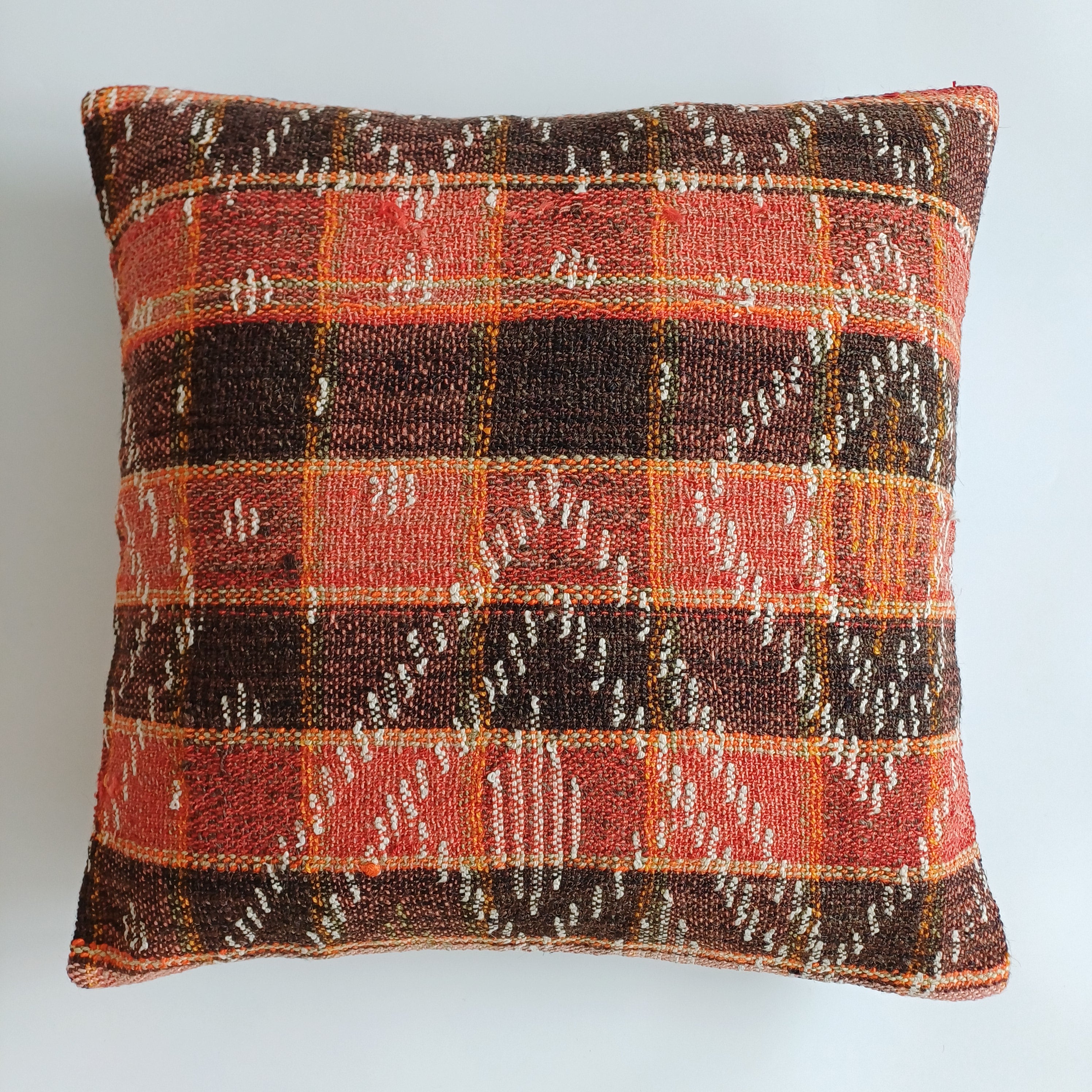 Vintage Turkish Rug Cushion Cover 18''x18'' / 45x45 CM