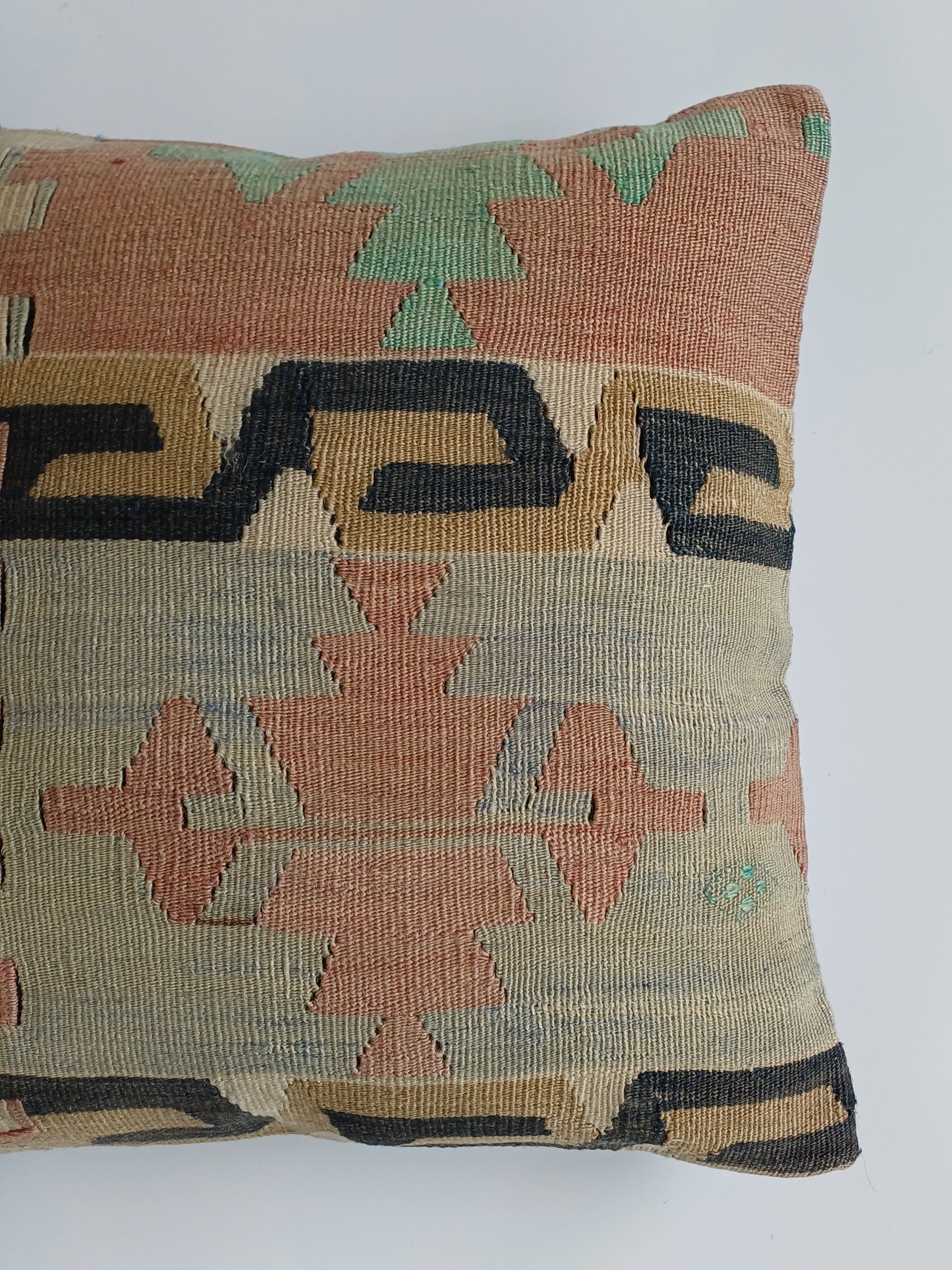 Vintage Turkish Rug Cushion Cover 18''x18'' / 45x45 CM