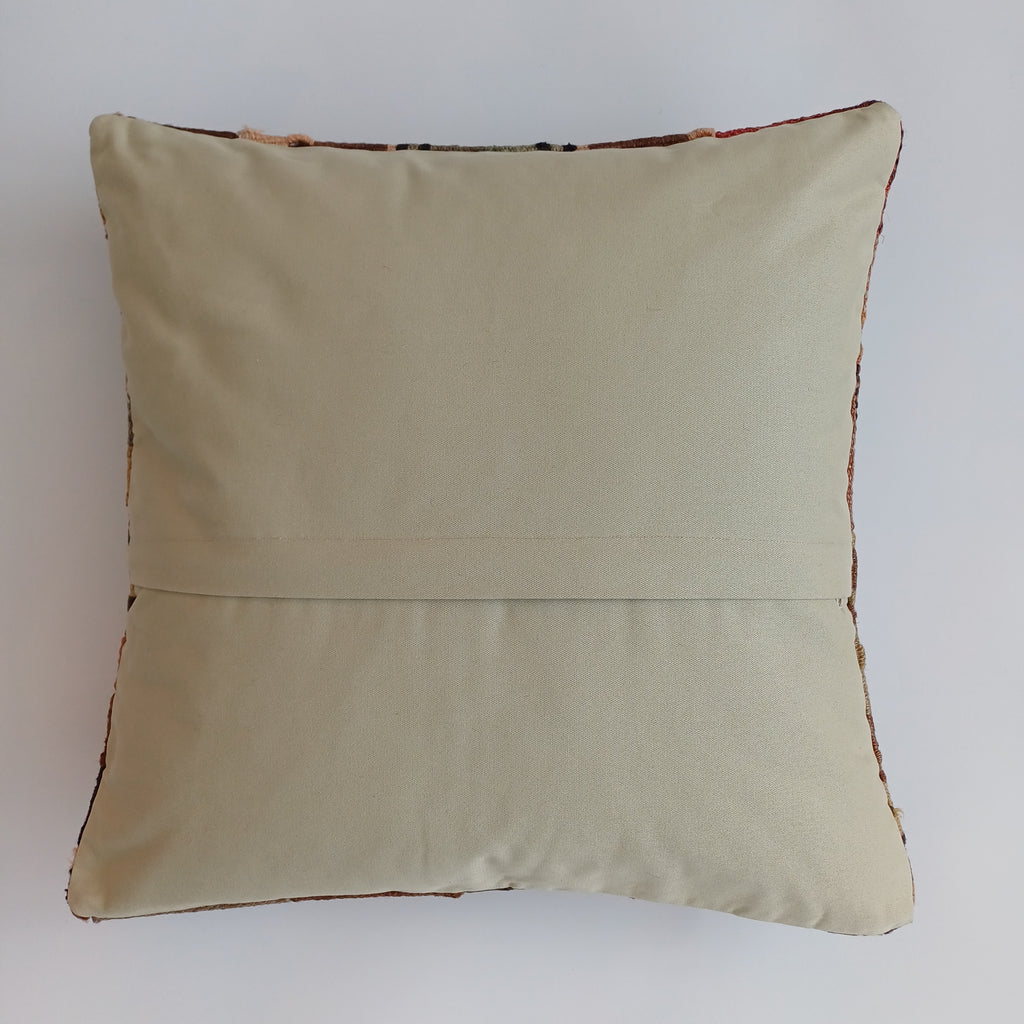 Vintage Turkish Rug Cushion Cover 18''x18'' / 45x45 CM