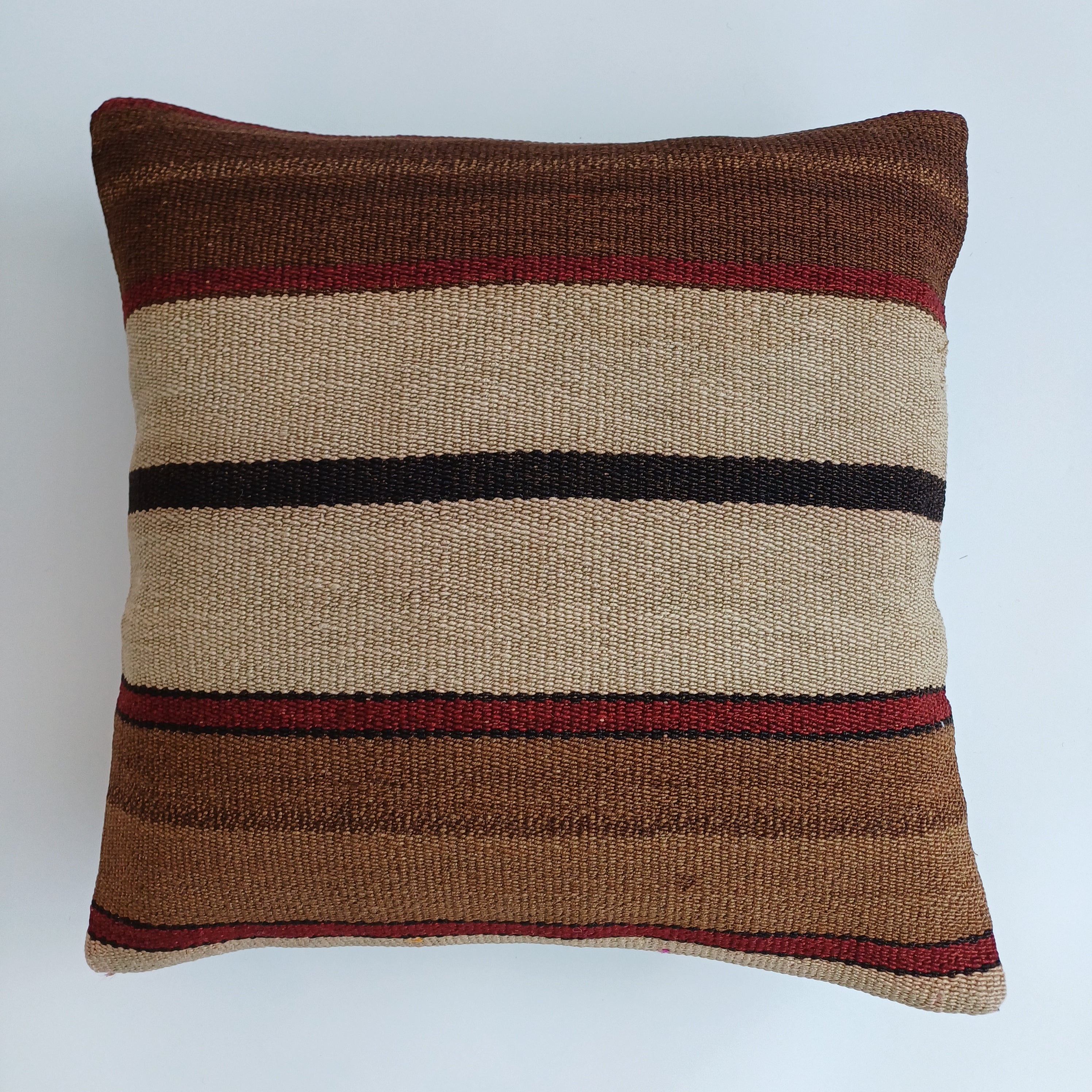 Vintage Turkish Rug Cushion Cover 18''x18'' / 45x45 CM