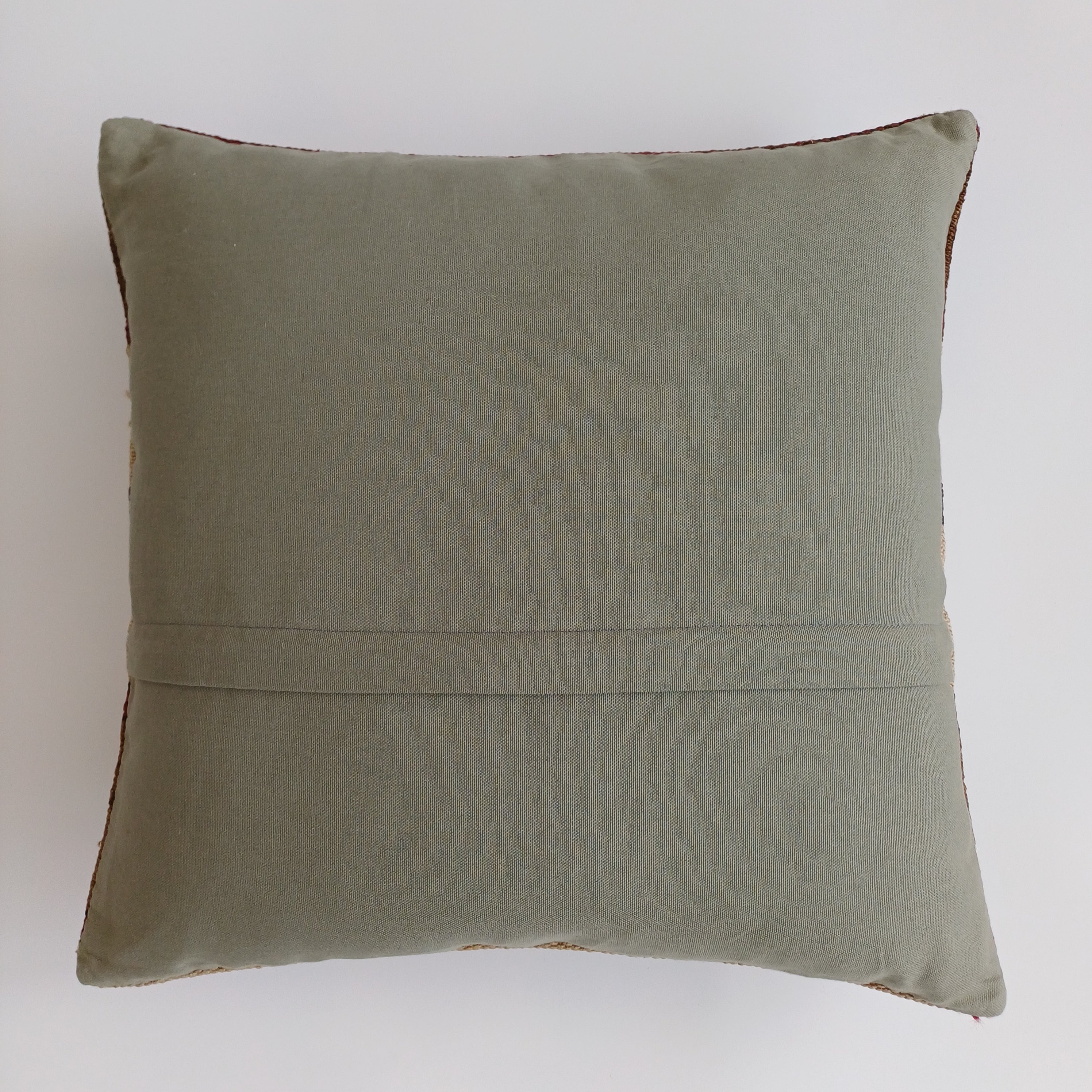 Vintage Turkish Rug Cushion Cover 18''x18'' / 45x45 CM