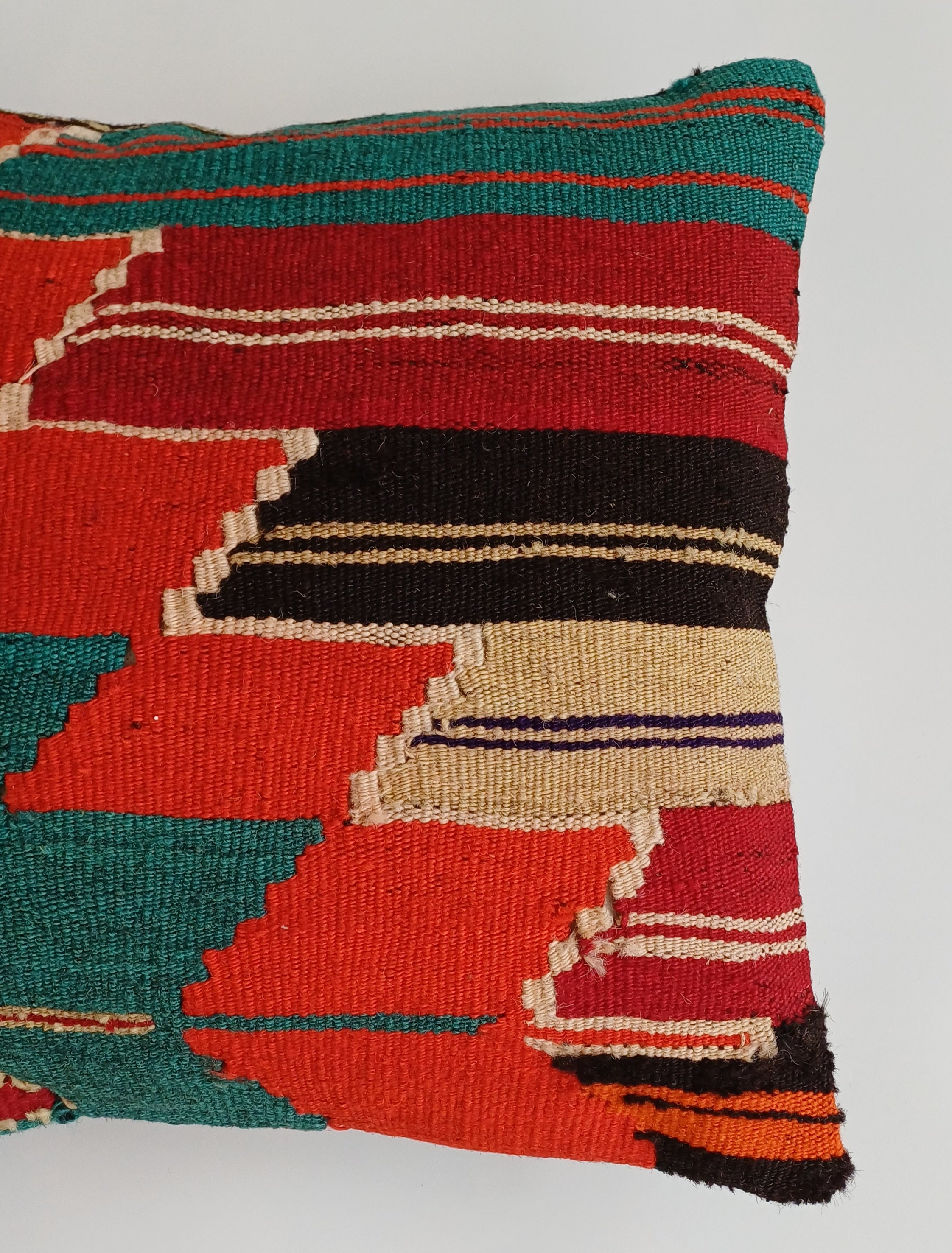 Vintage Turkish Rug Cushion Cover 18''x18'' / 45x45 CM