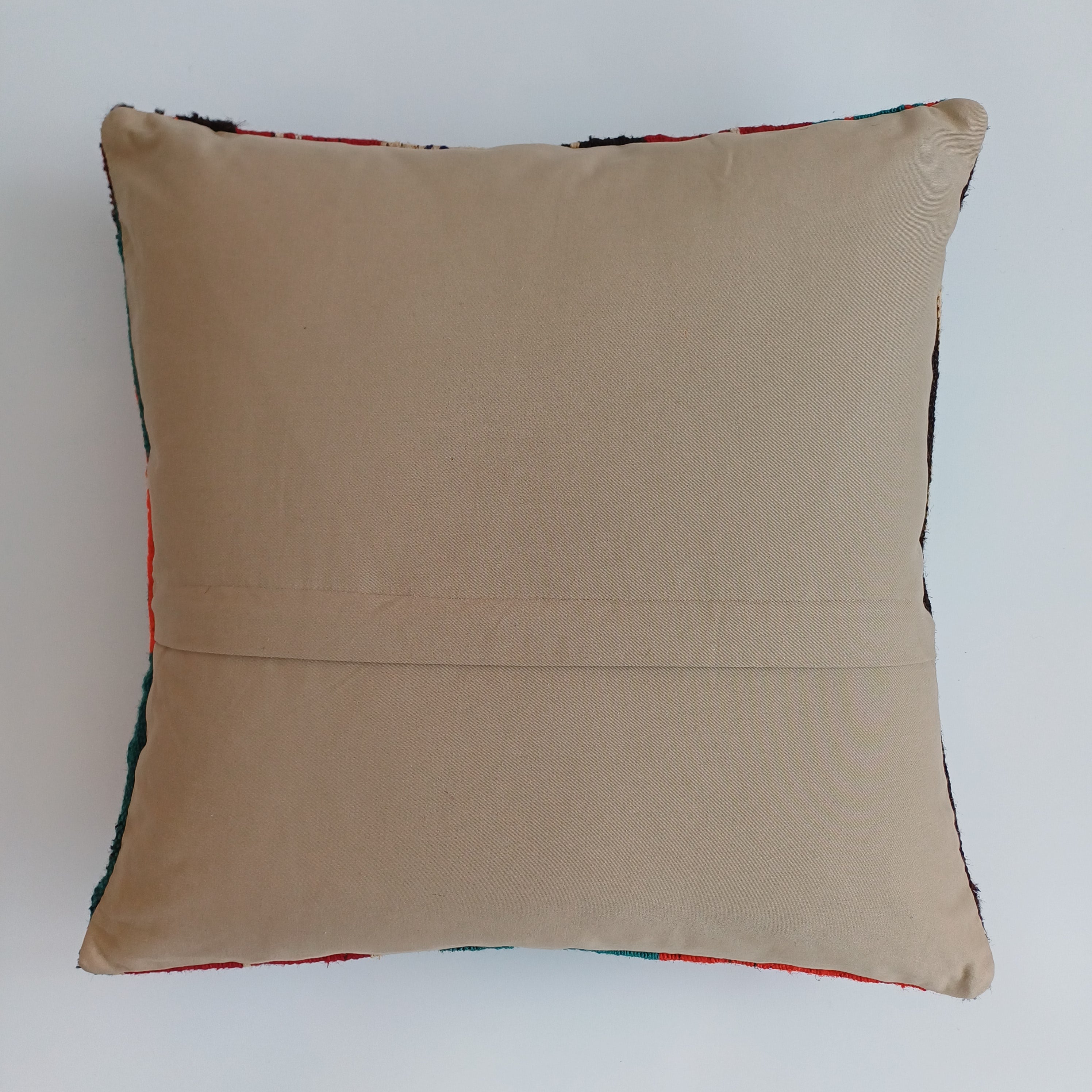 Vintage Turkish Rug Cushion Cover 18''x18'' / 45x45 CM