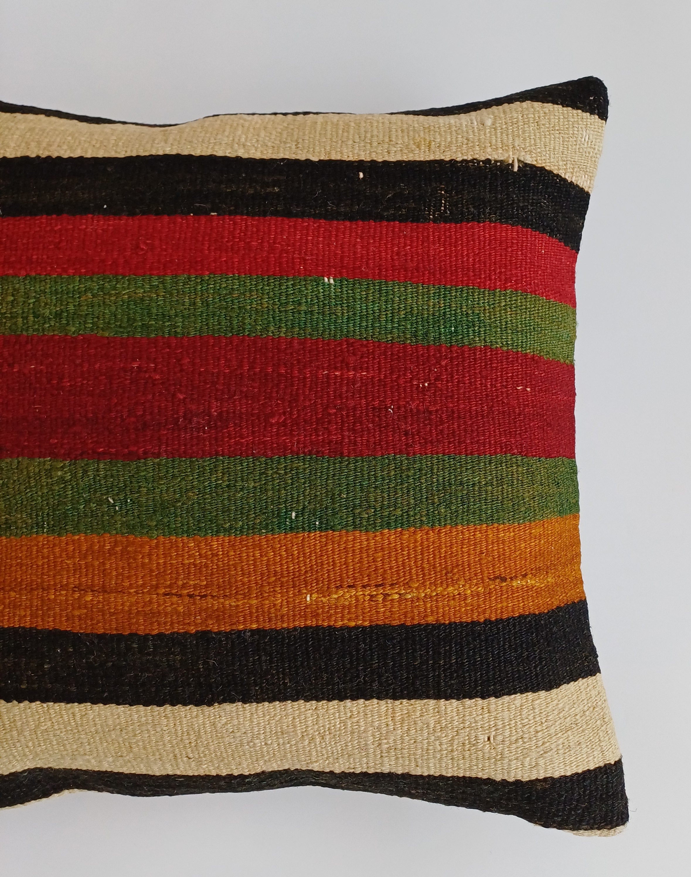 Vintage Turkish Rug Cushion Cover 18''x18'' / 45x45 CM