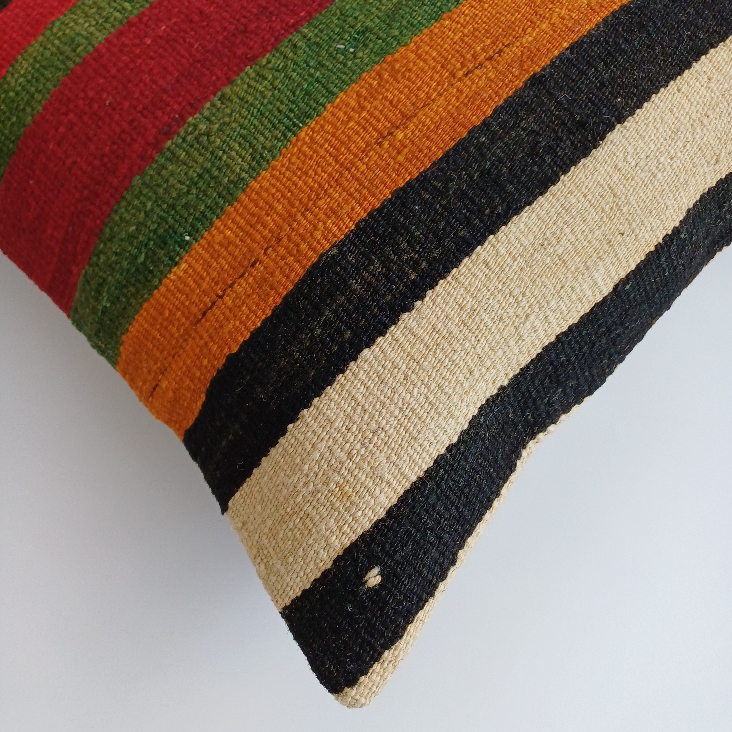 Vintage Turkish Rug Cushion Cover 18''x18'' / 45x45 CM