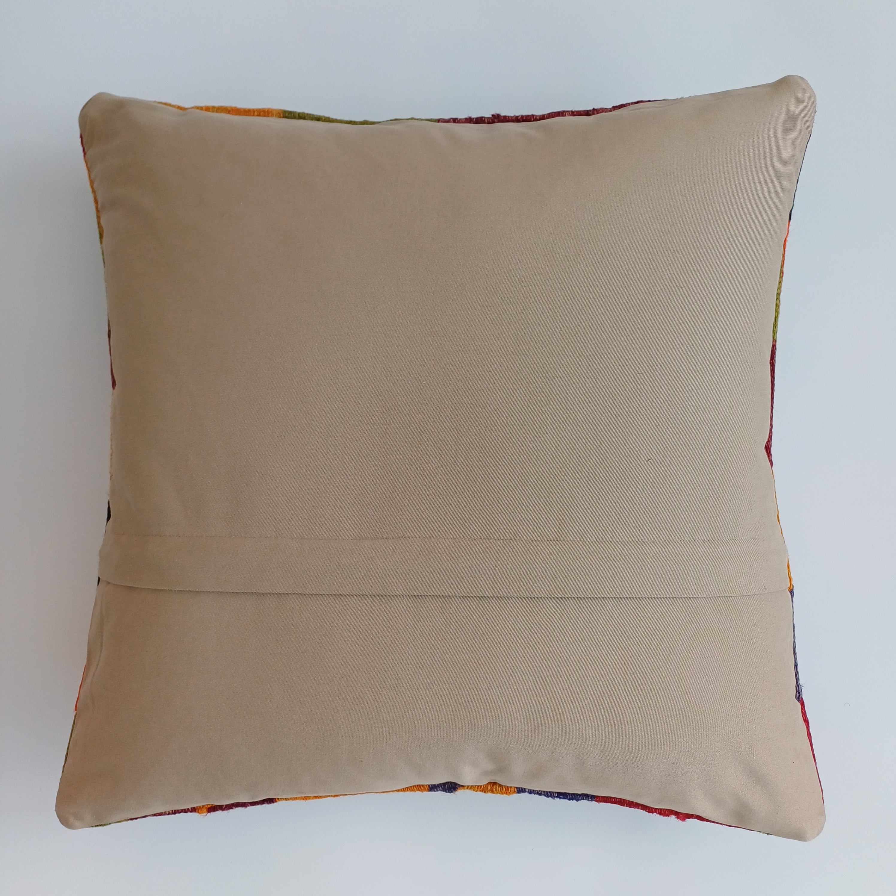 Vintage Turkish Rug Cushion Cover 18''x18'' / 45x45 CM