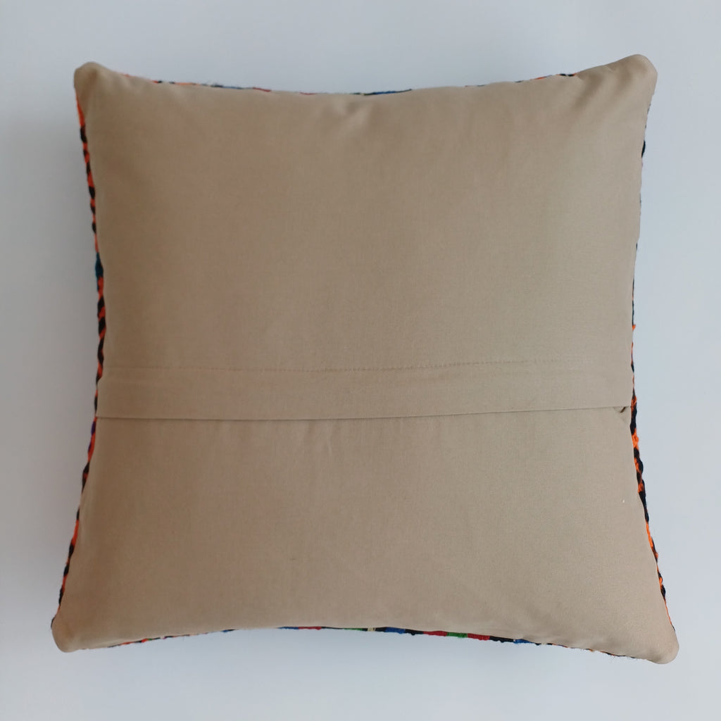 Vintage Turkish Rug Cushion Cover 18''x18'' / 45x45 CM