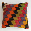 Vintage Turkish Rug Cushion Cover 18''x18'' / 45x45 CM