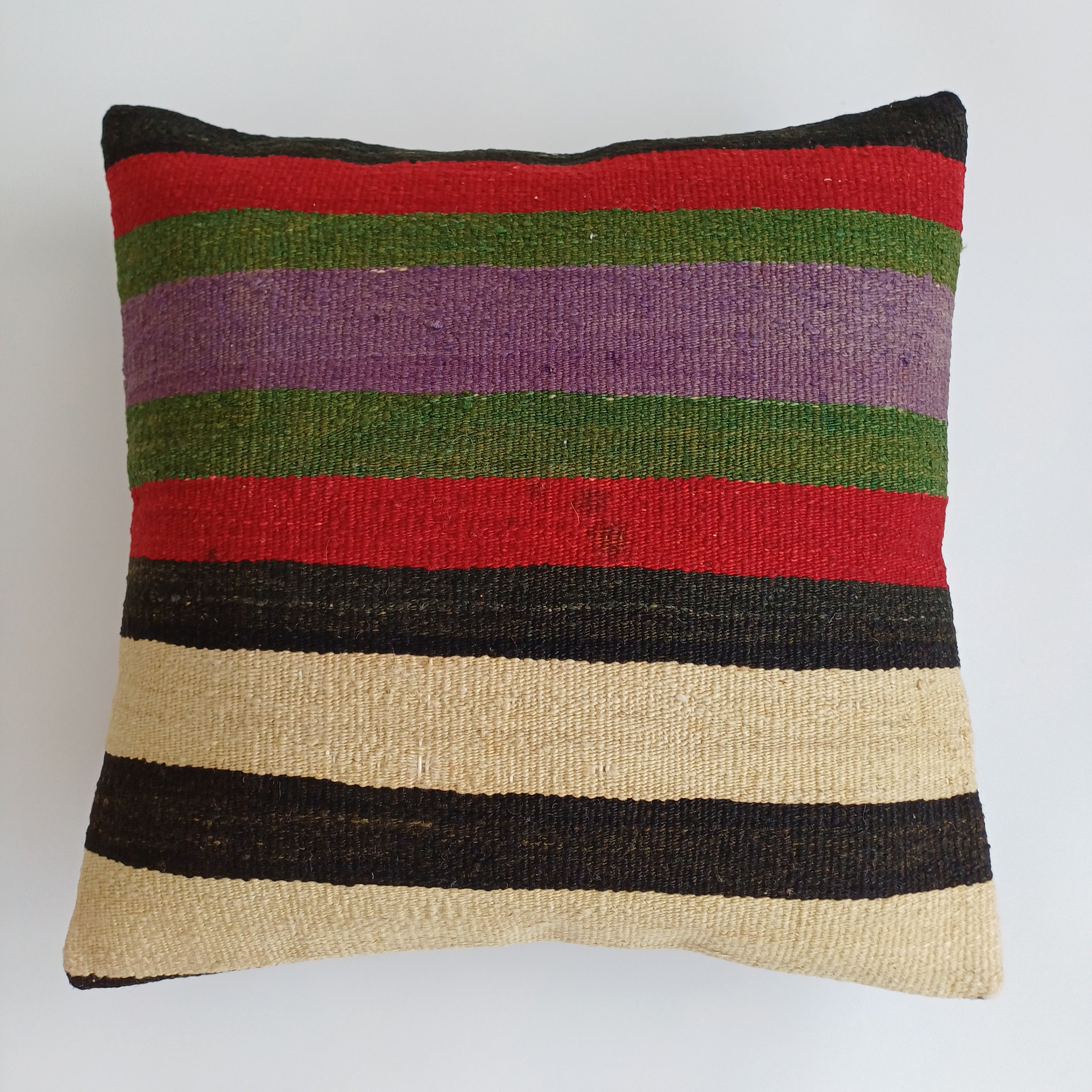 Vintage Turkish Rug Cushion Cover 18''x18'' / 45x45 CM