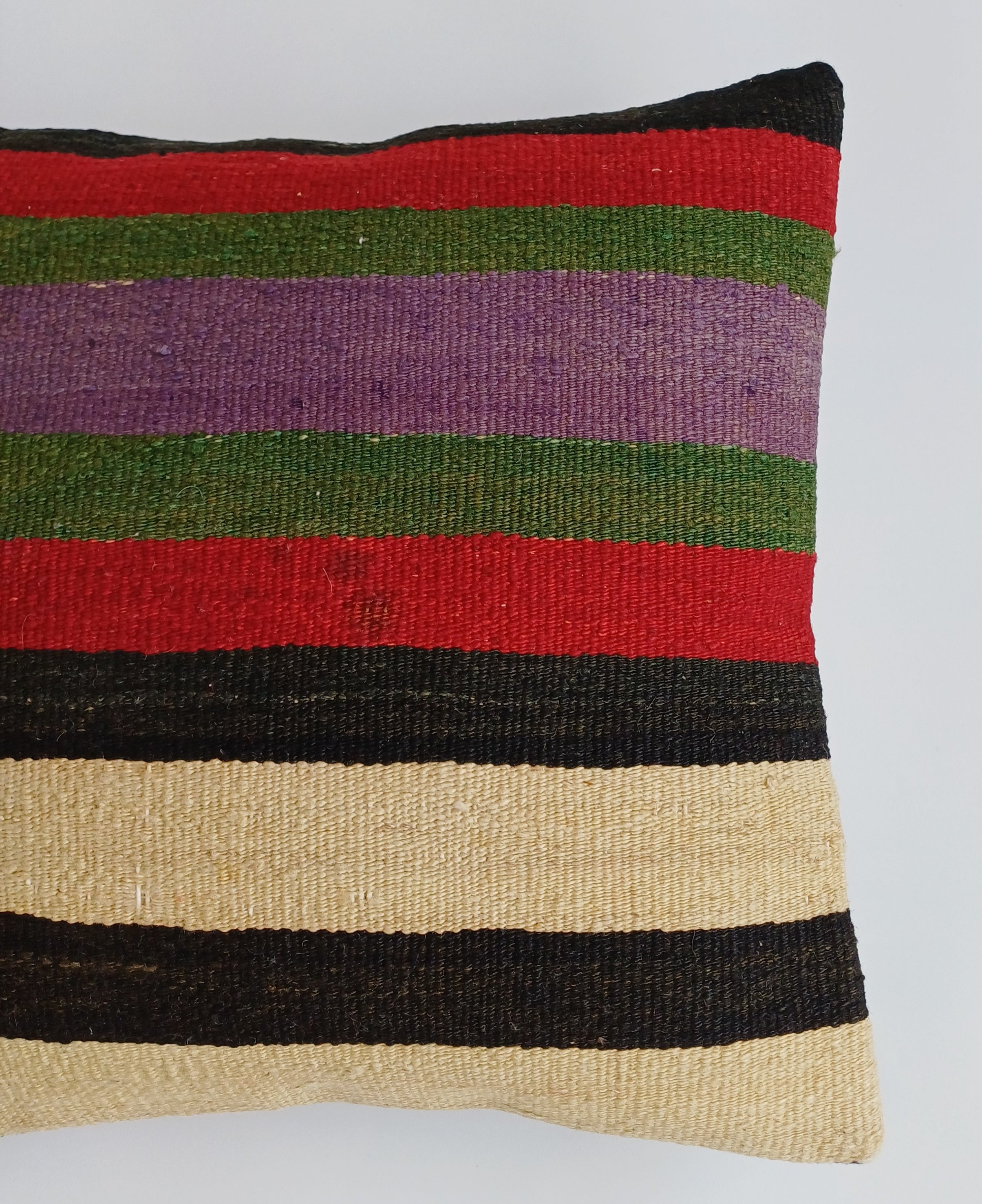 Vintage Turkish Rug Cushion Cover 18''x18'' / 45x45 CM