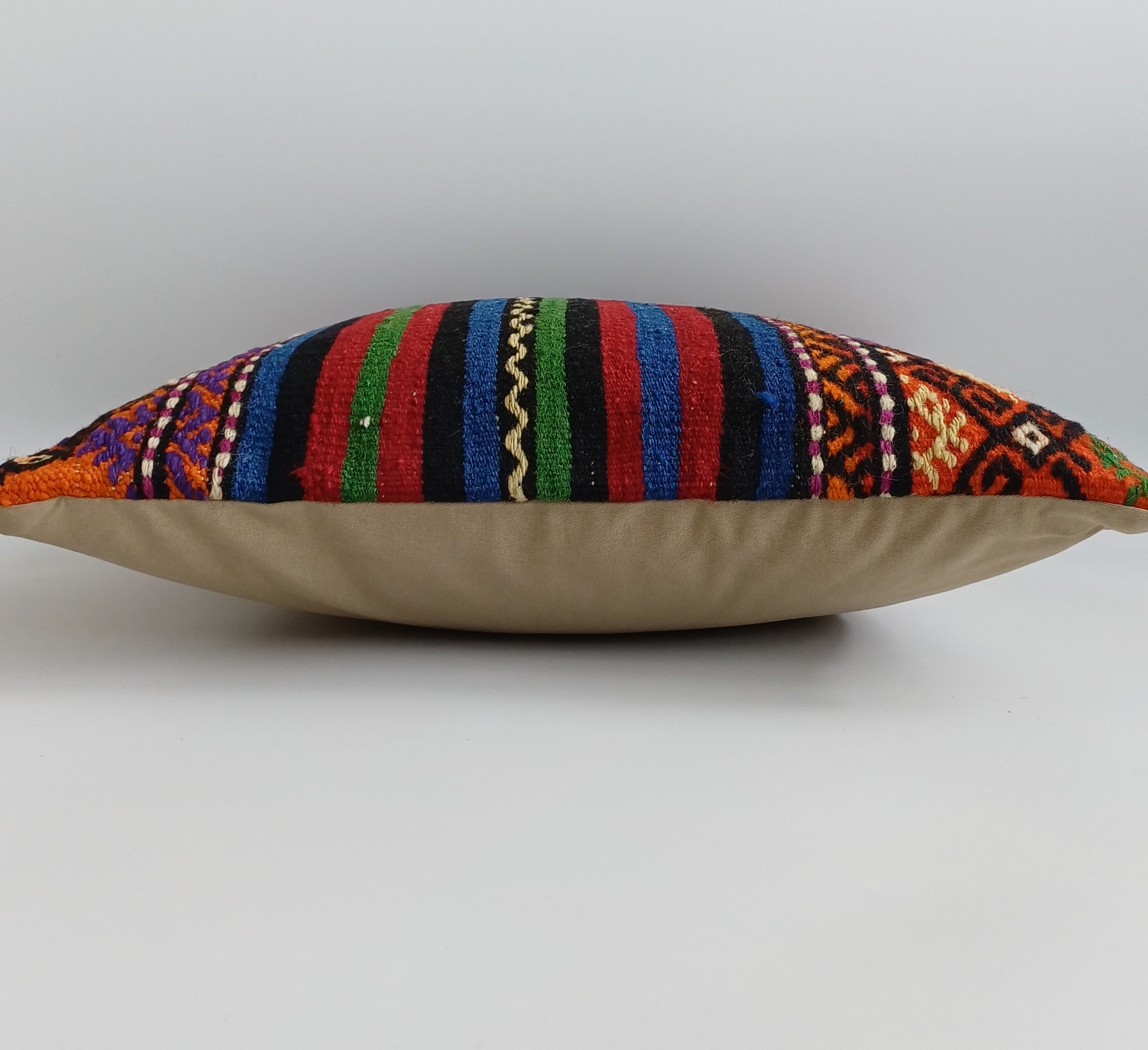 Vintage Turkish Rug Cushion Cover 18''x18'' / 45x45 CM