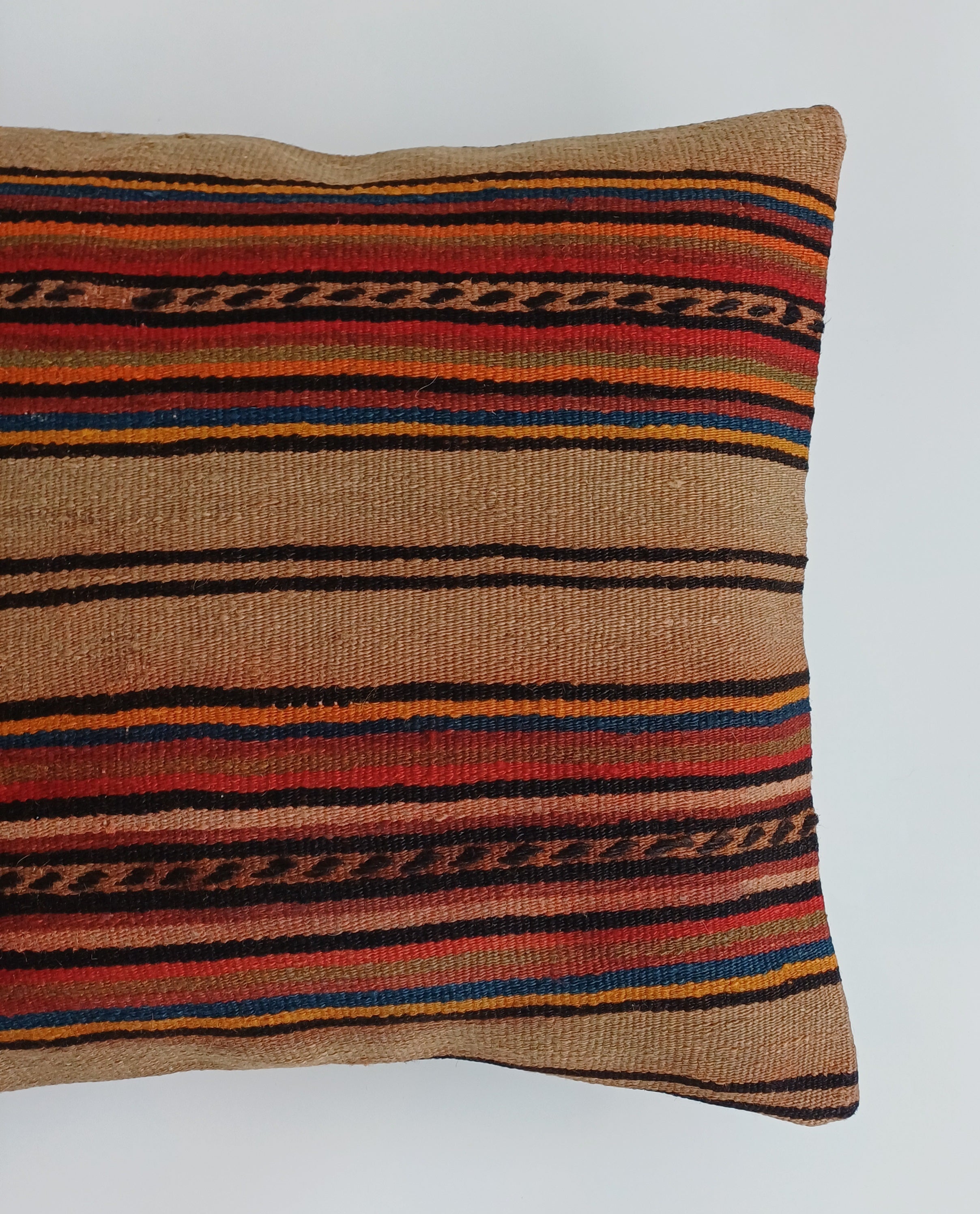 Vintage Turkish Rug Cushion Cover 18''x18'' / 45x45 CM