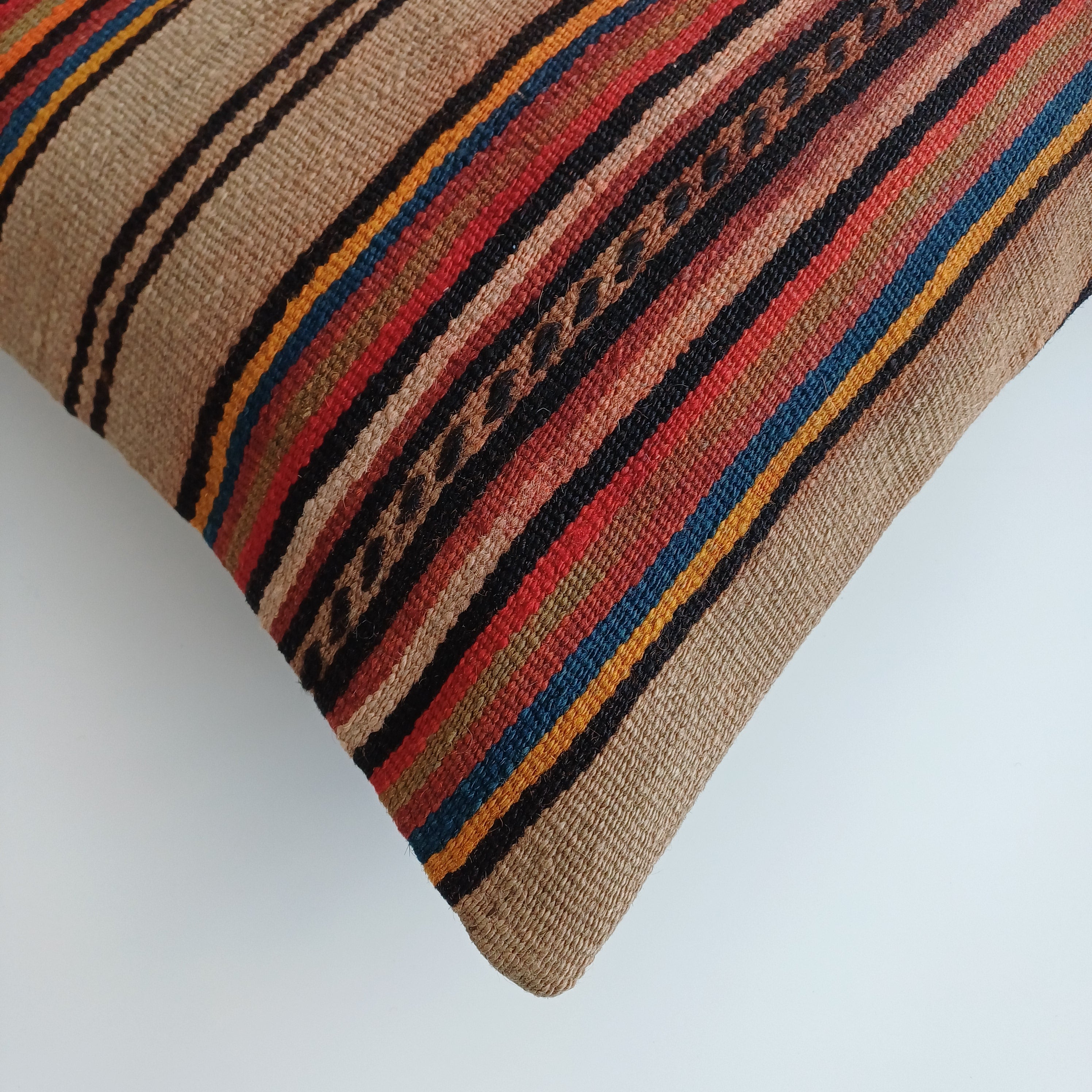 Vintage Turkish Rug Cushion Cover 18''x18'' / 45x45 CM