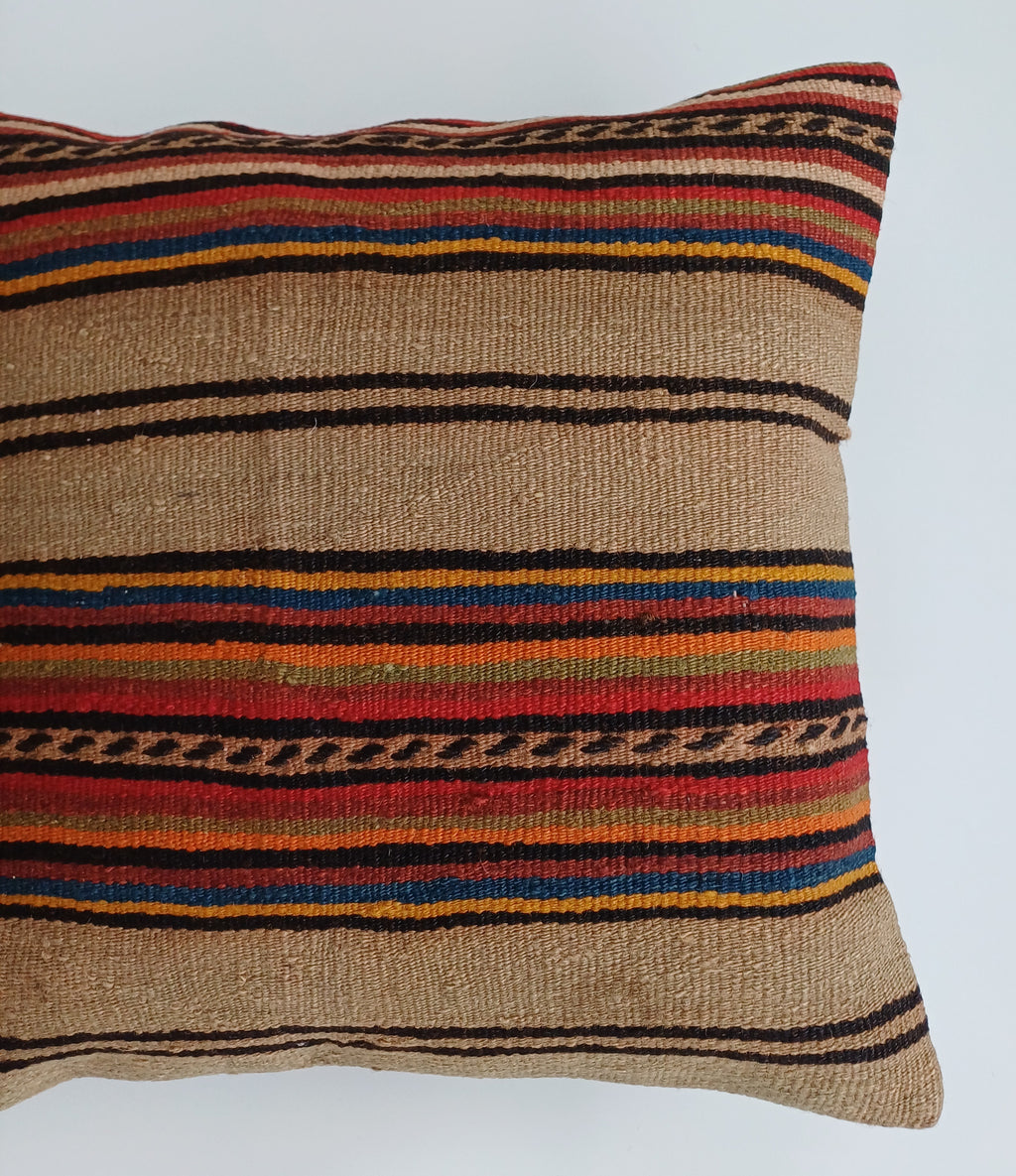 Vintage Turkish Rug Cushion Cover 18''x18'' / 45x45 CM