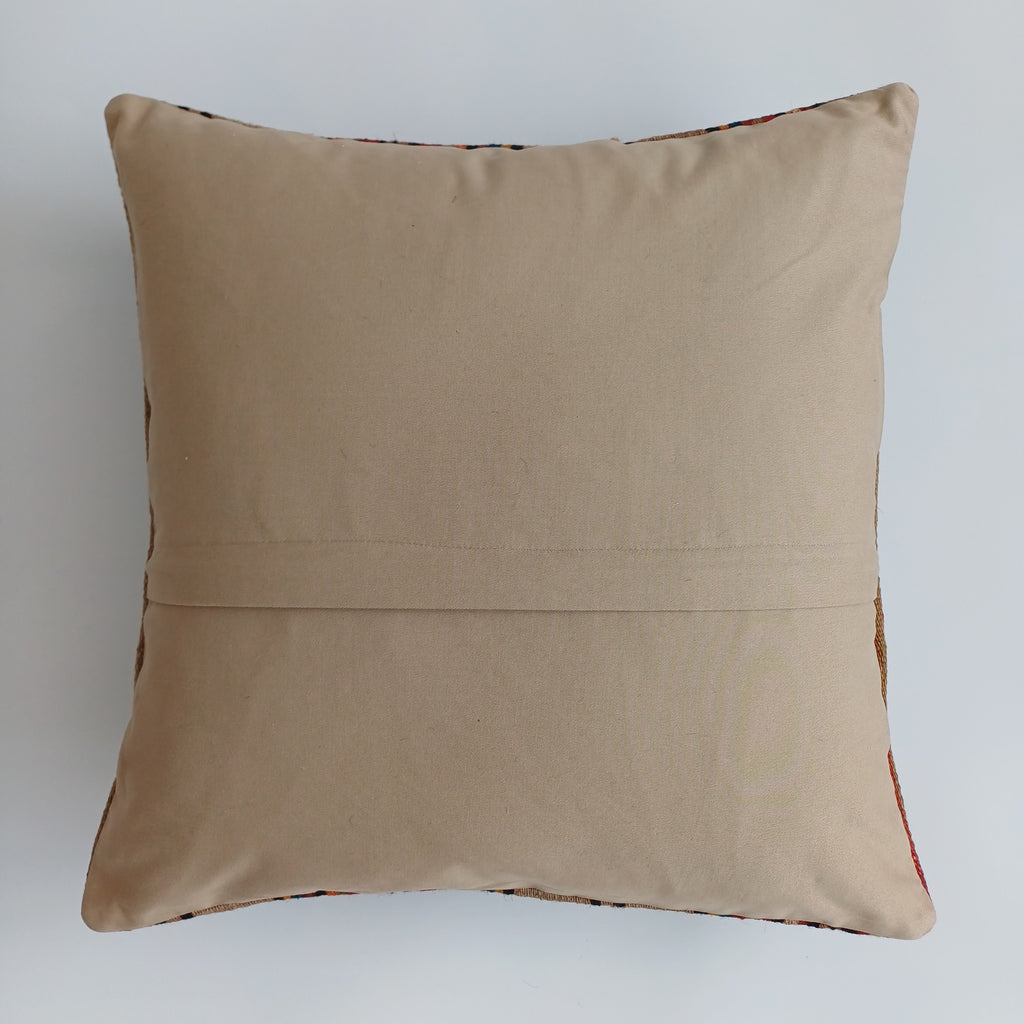 Vintage Turkish Rug Cushion Cover 18''x18'' / 45x45 CM