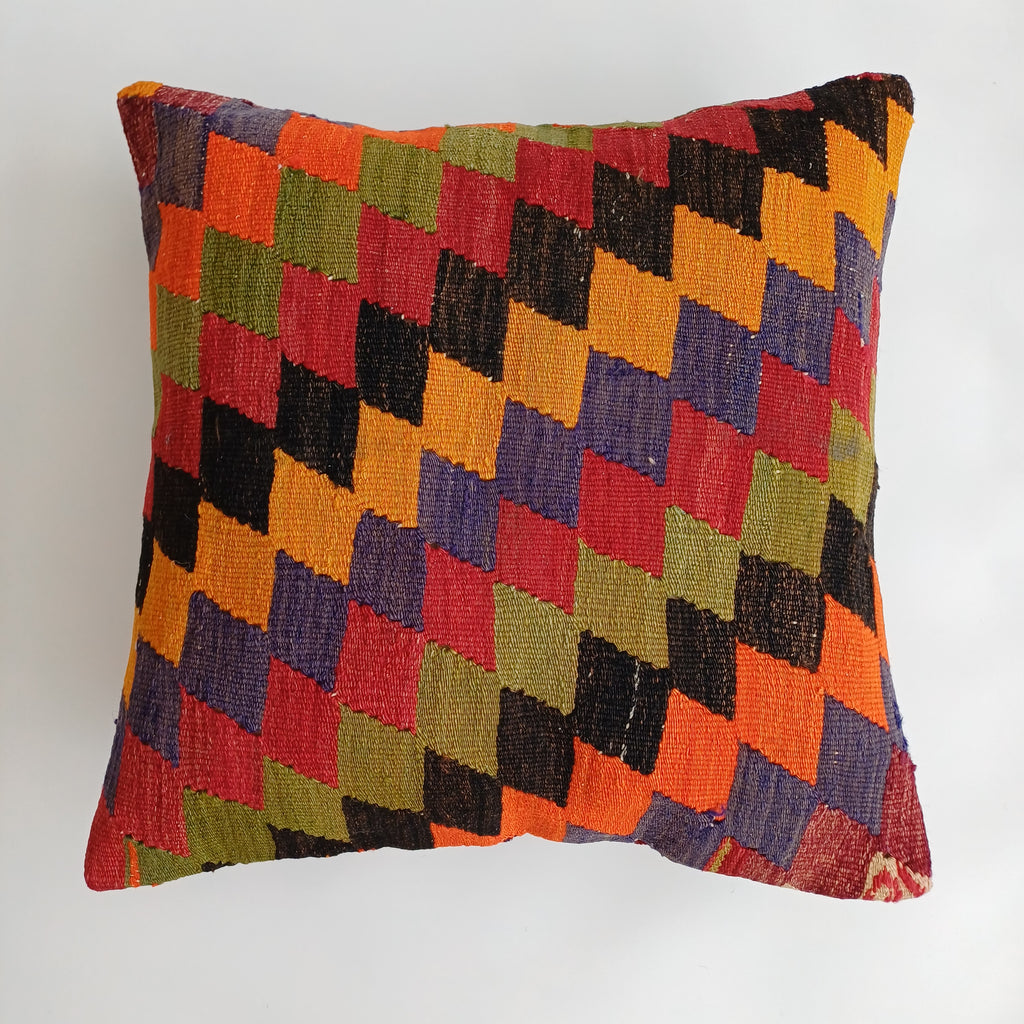 Vintage Turkish Cushion Cover 24''x24'' / 60x60 CM