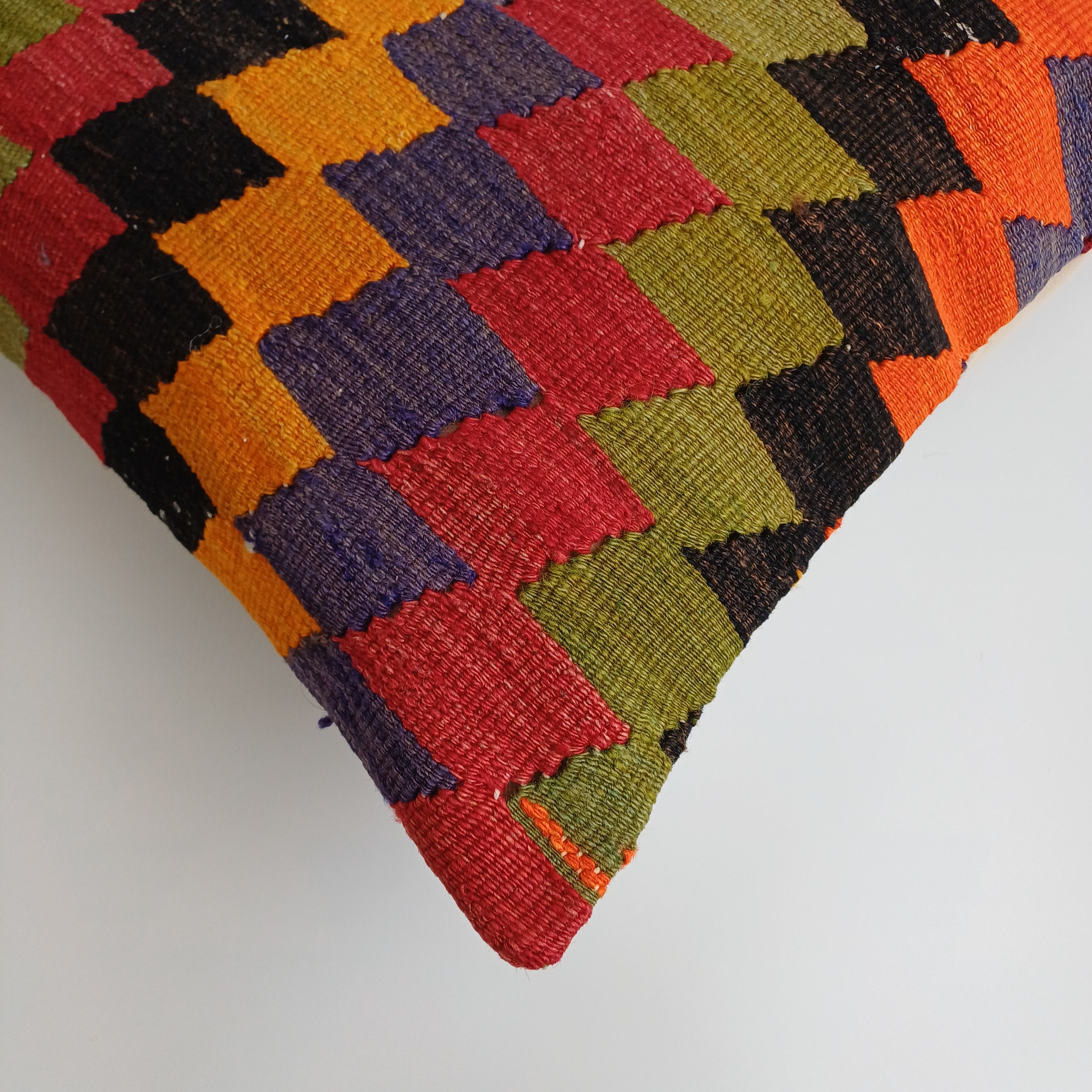 Vintage Turkish Cushion Cover 24''x24'' / 60x60 CM