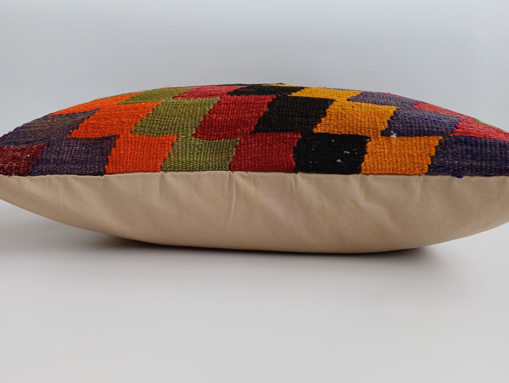 Vintage Turkish Cushion Cover 24''x24'' / 60x60 CM