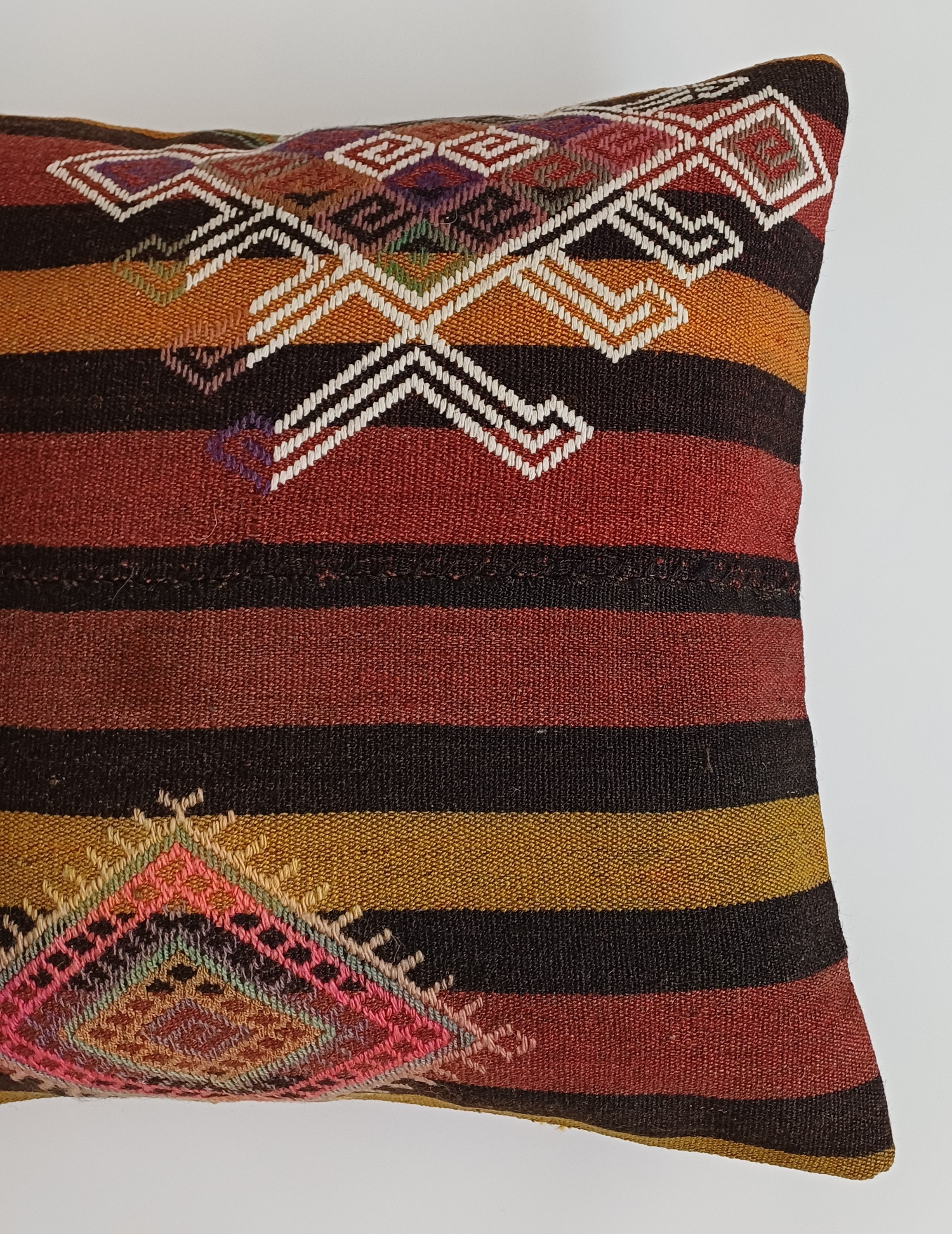 Handmade Multicolour Turkish Cushion Cover 20''x20'' / 50x50 CM